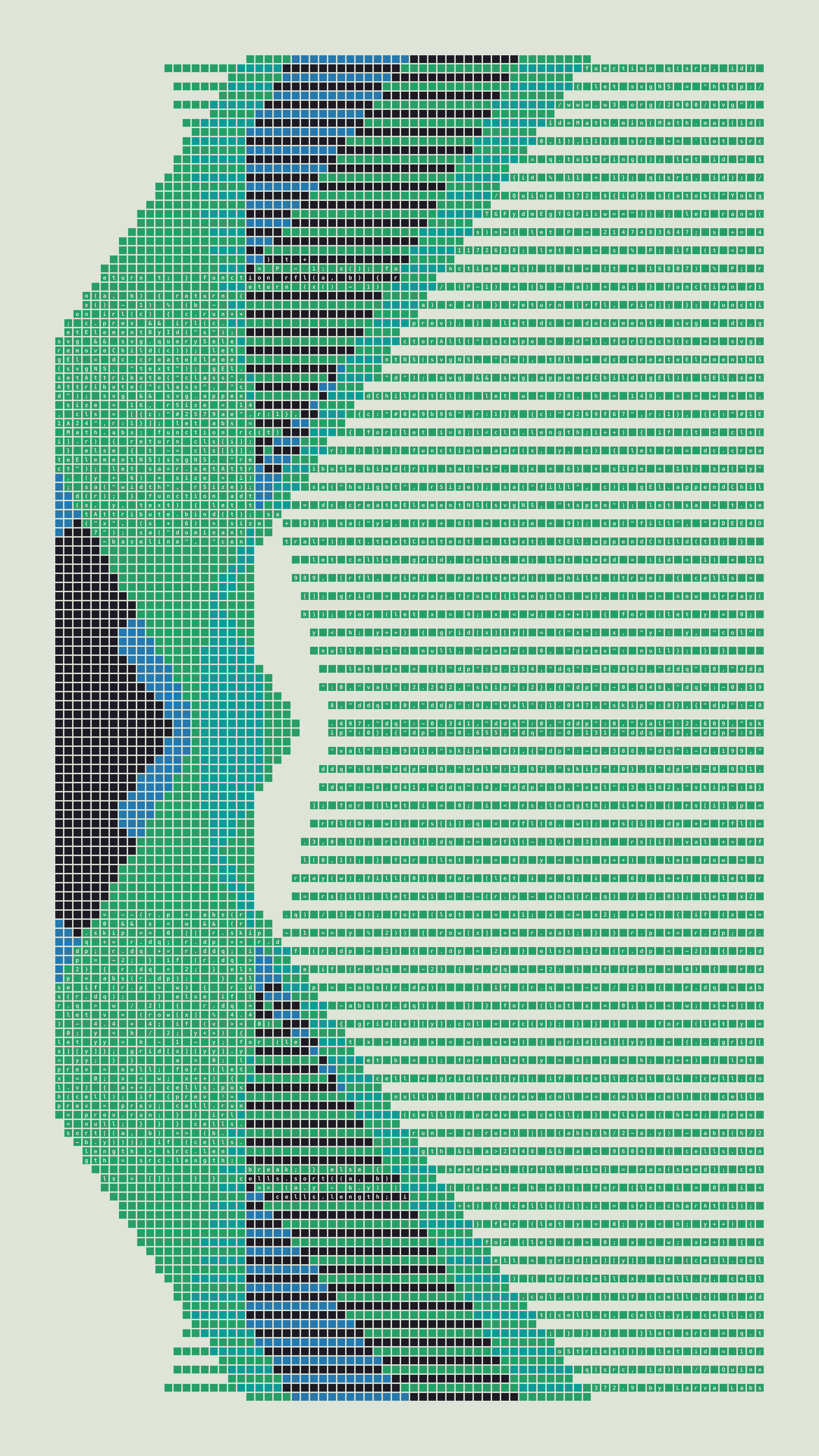 Quine #372 — Generation 9 (poster)
