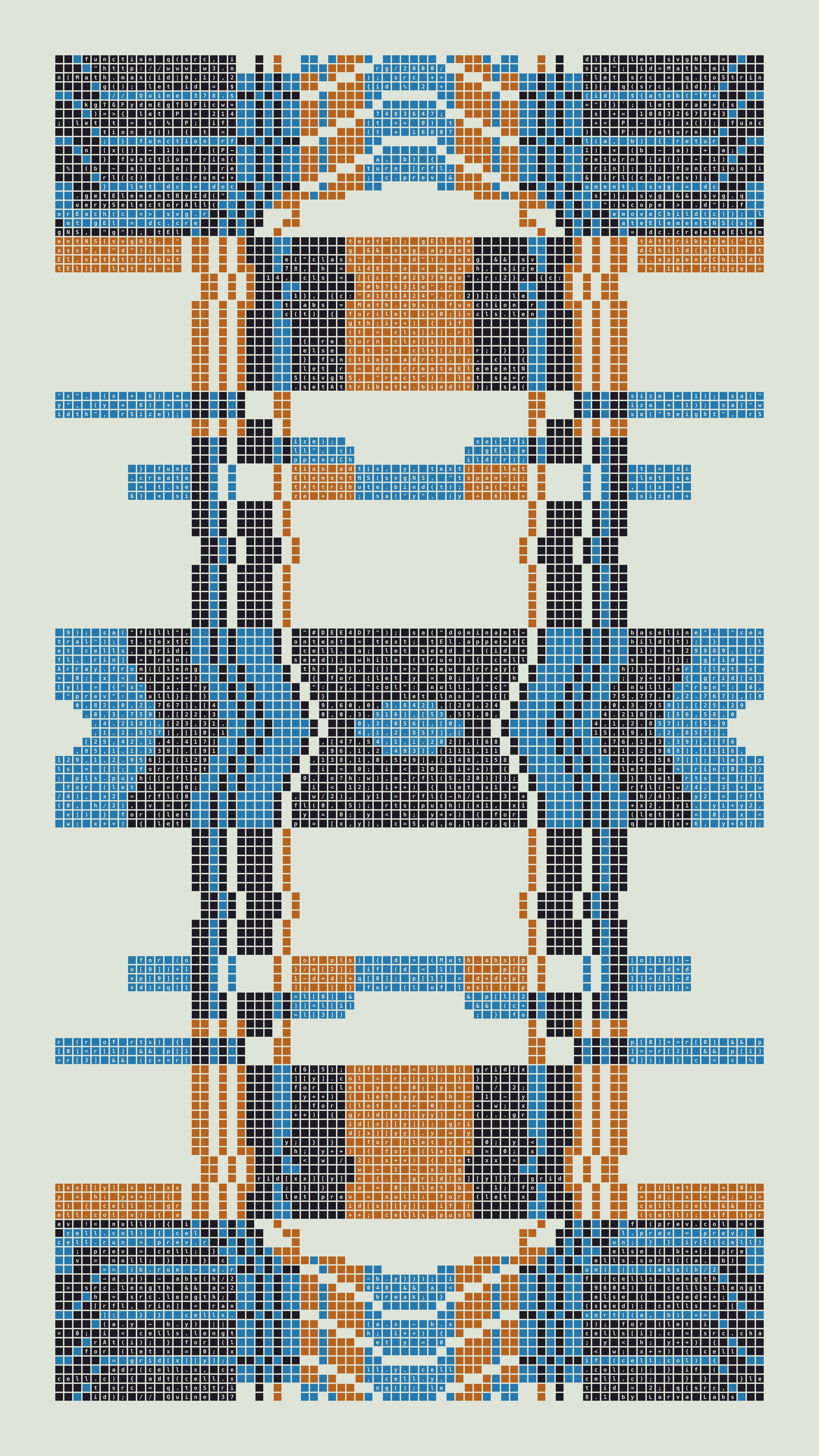 Quine #378 — Generation 1 (poster)
