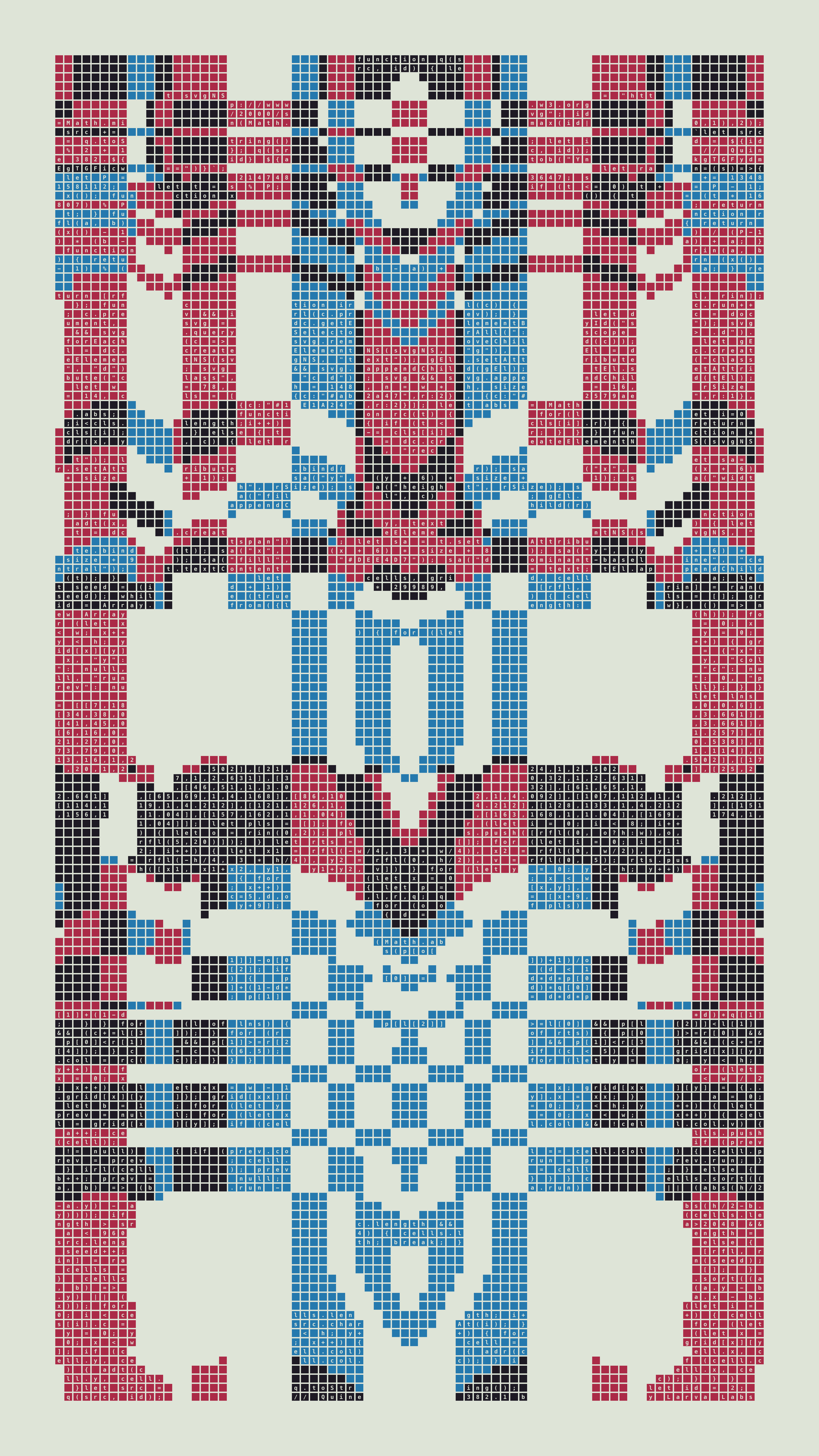 Quine #382 — Generation 1 (poster)