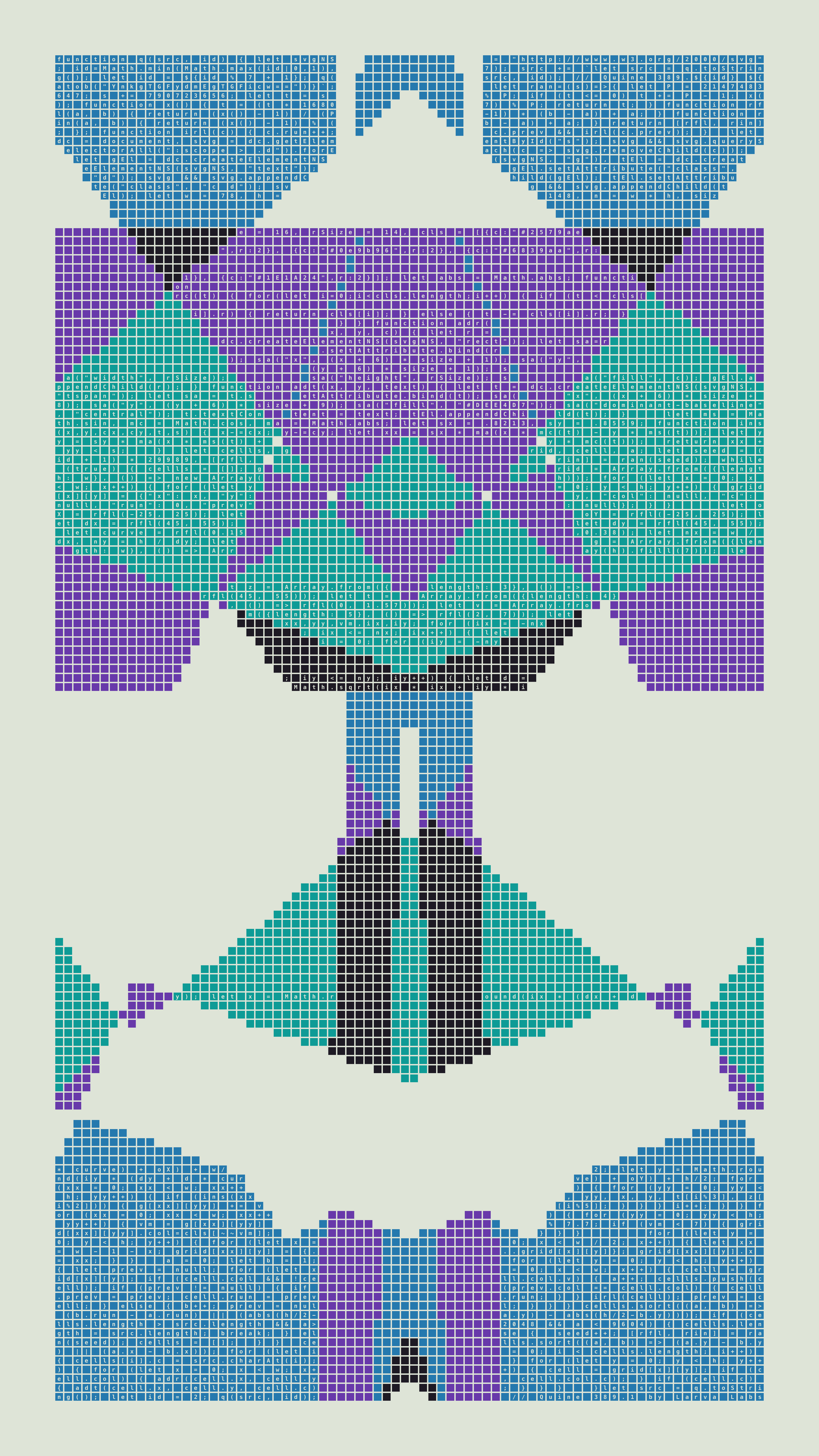 Quine #389 — Generation 1 (poster)
