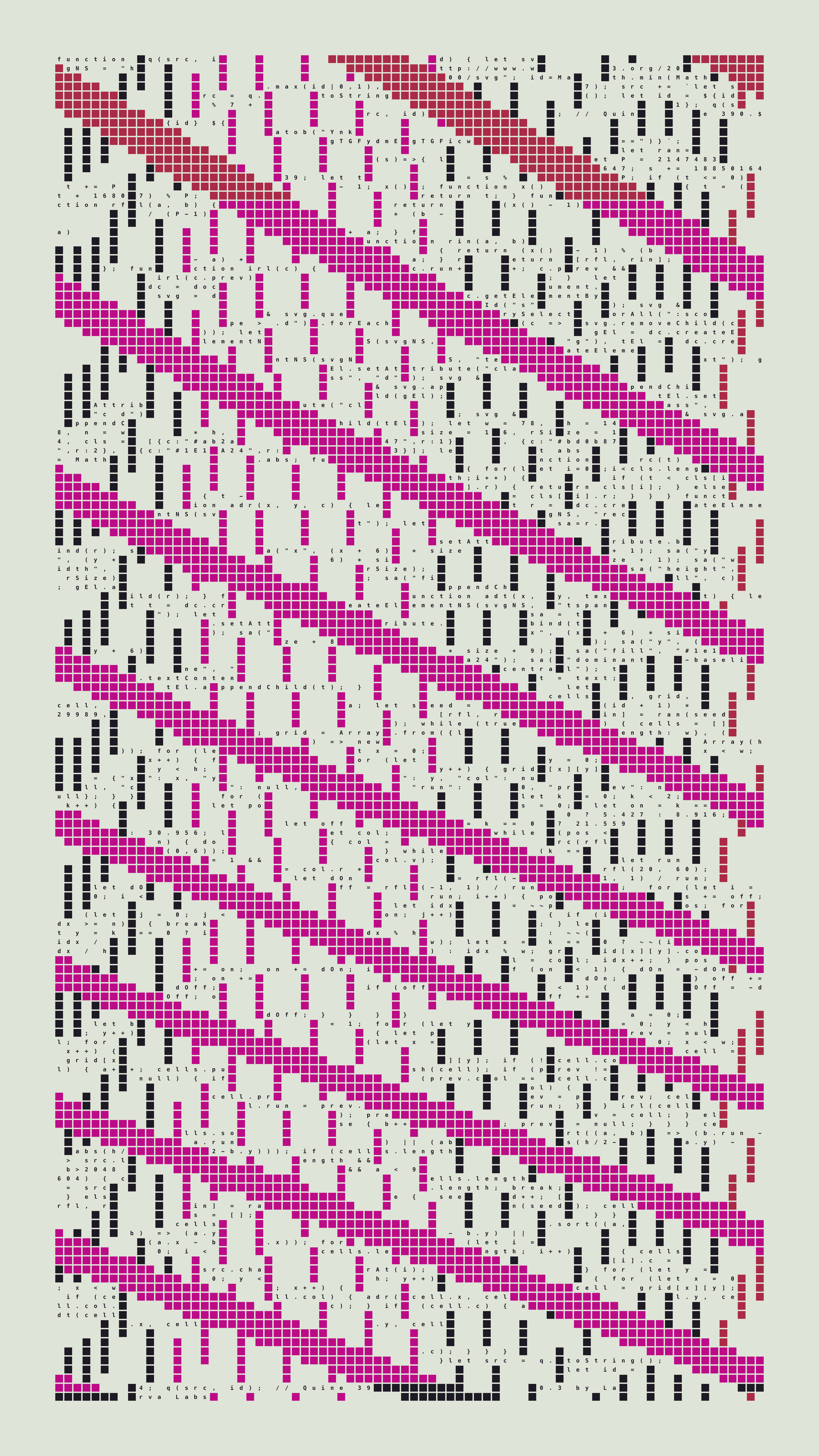 Quine #390 — Generation 3