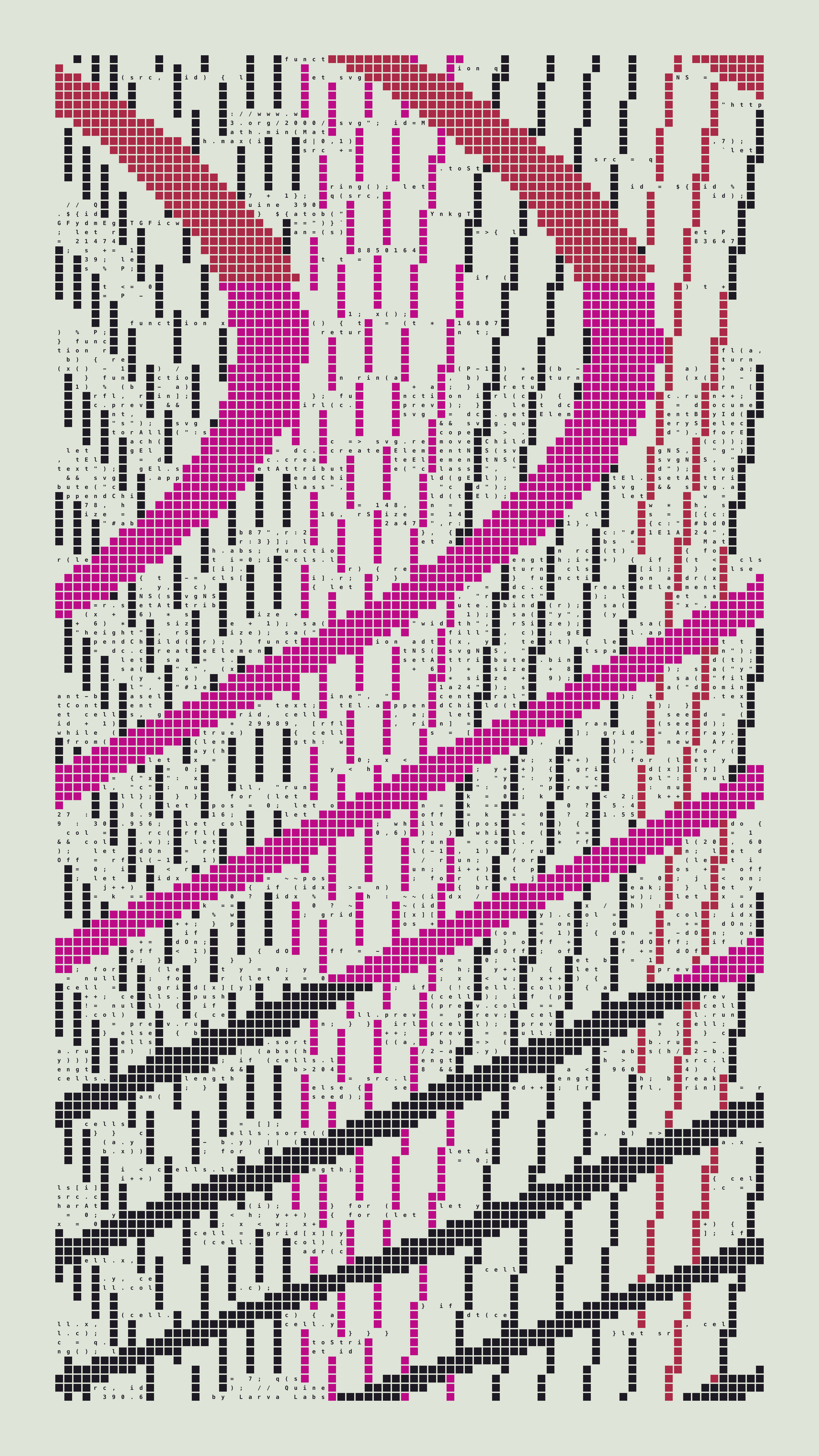 Quine #390 — Generation 6