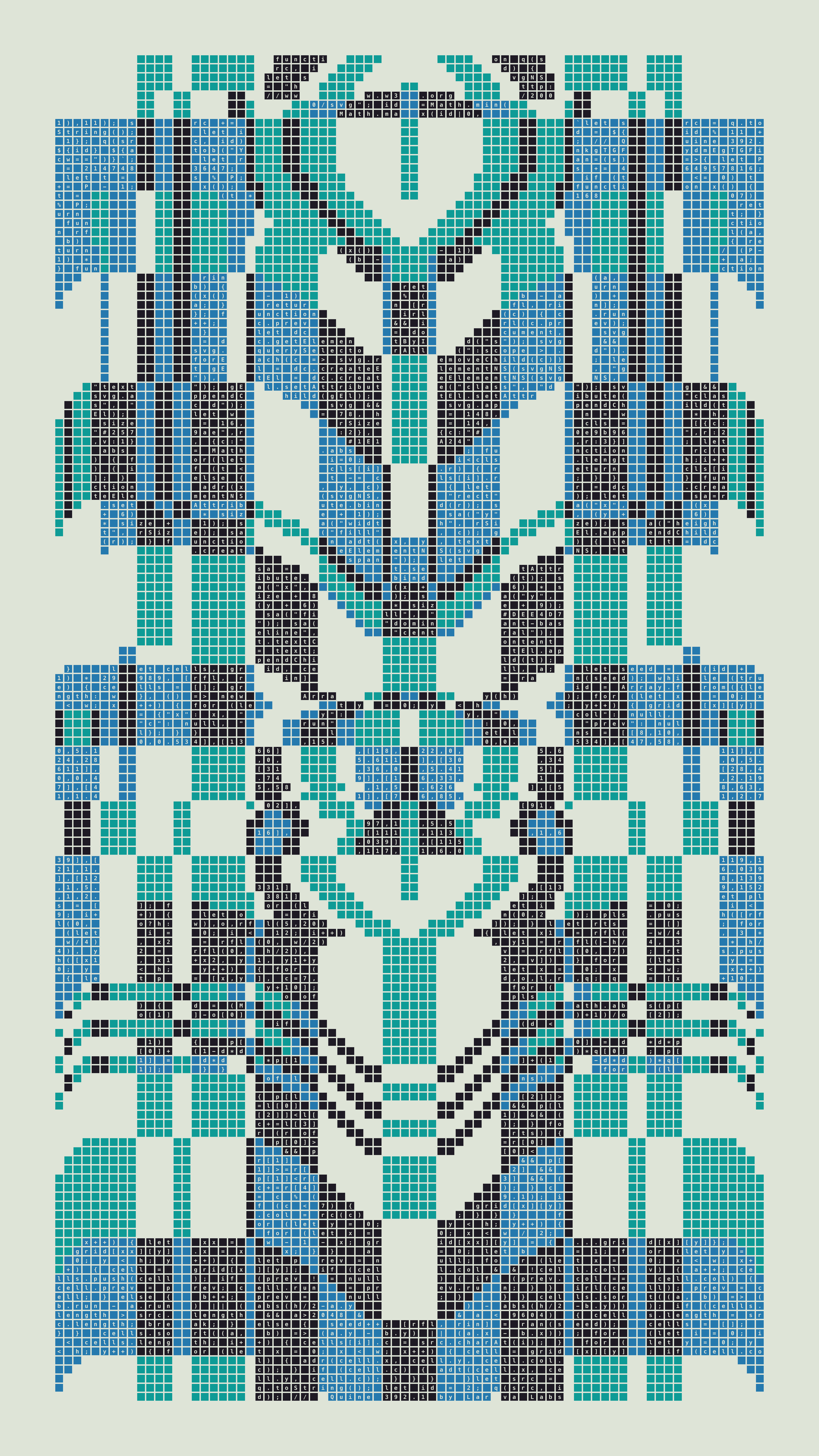 Quine #392 — Generation 1 (poster)
