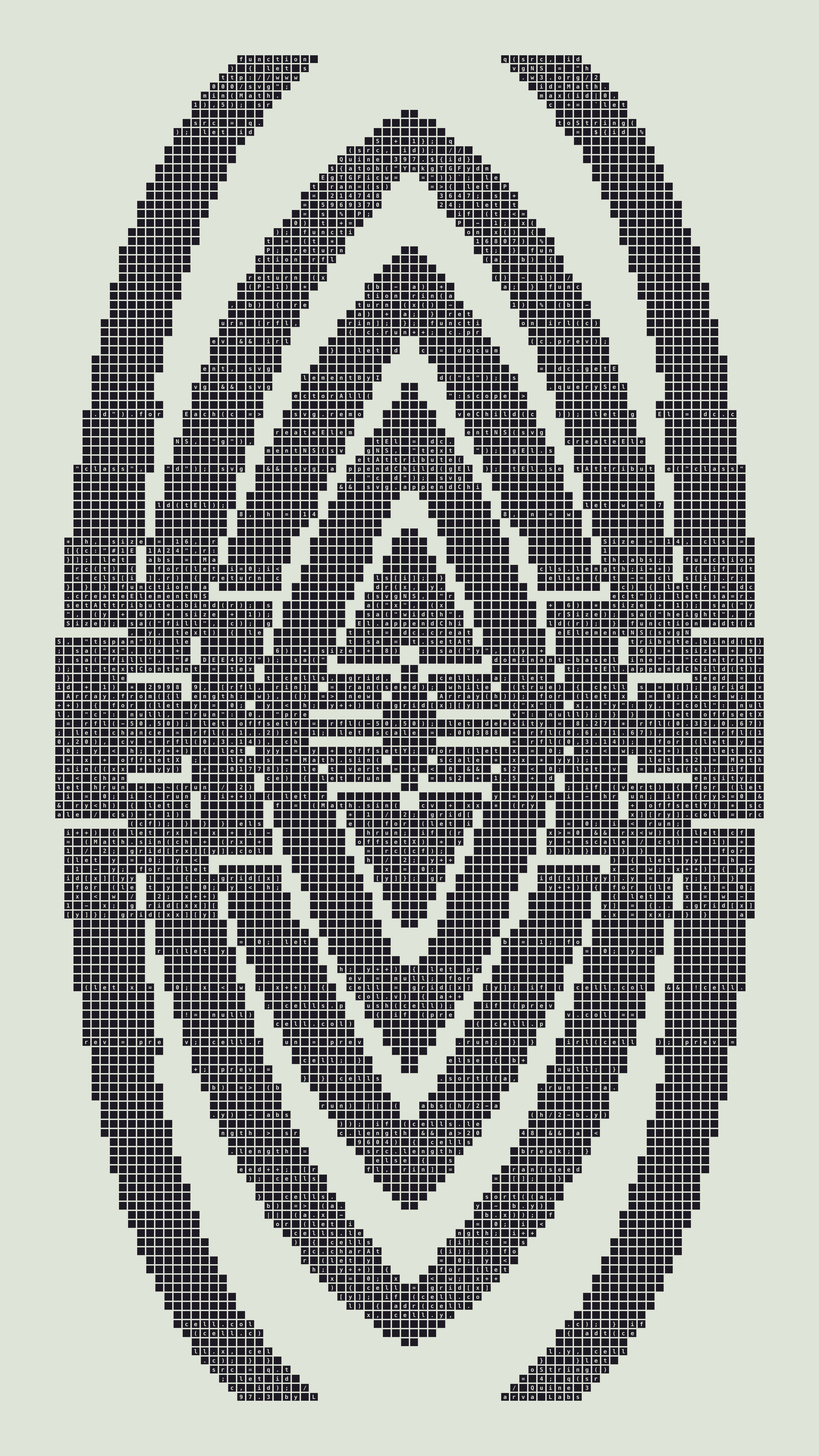 Quine #397 — Generation 3 (poster)