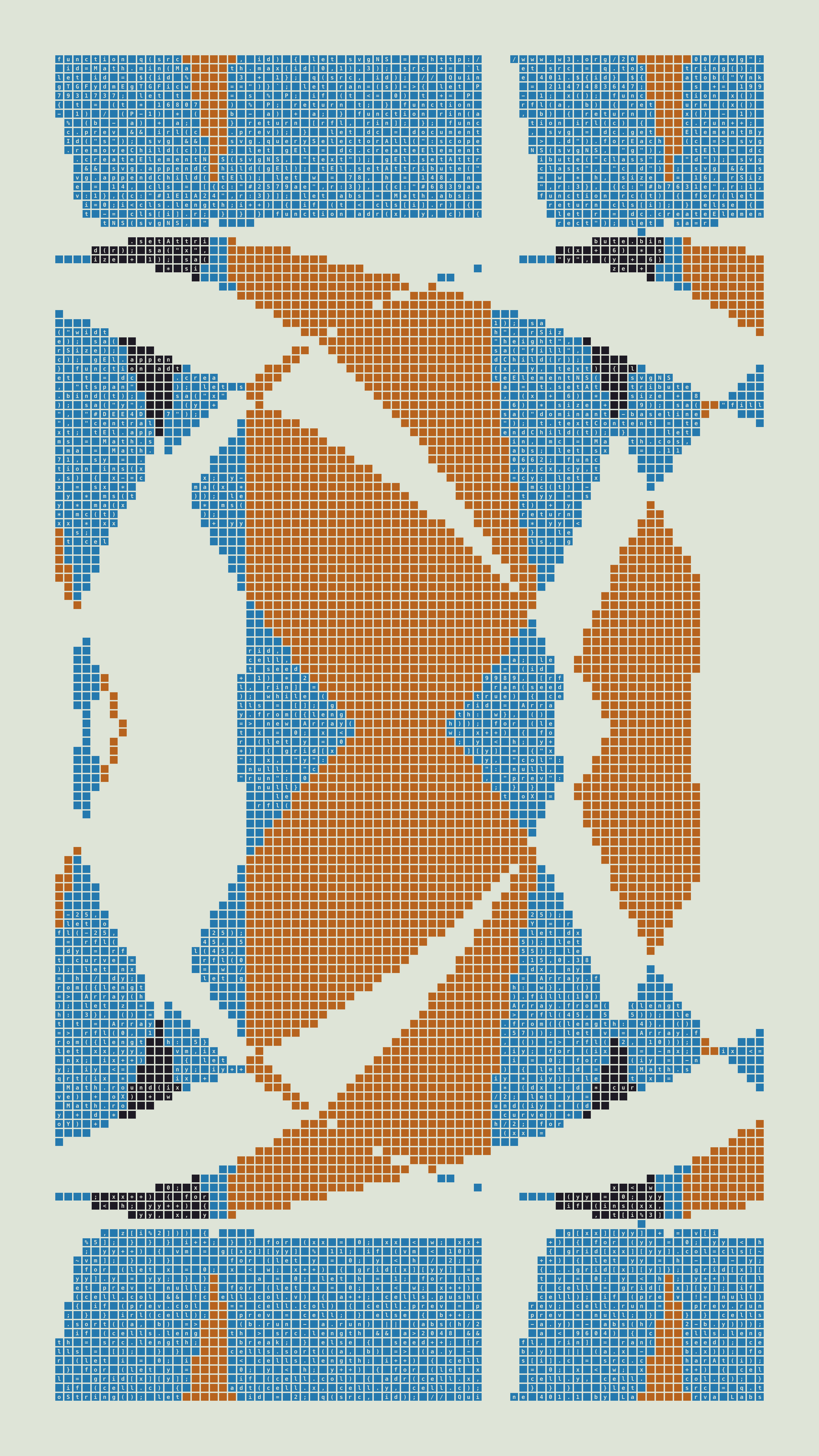 Quine #401 — Generation 1 (poster)