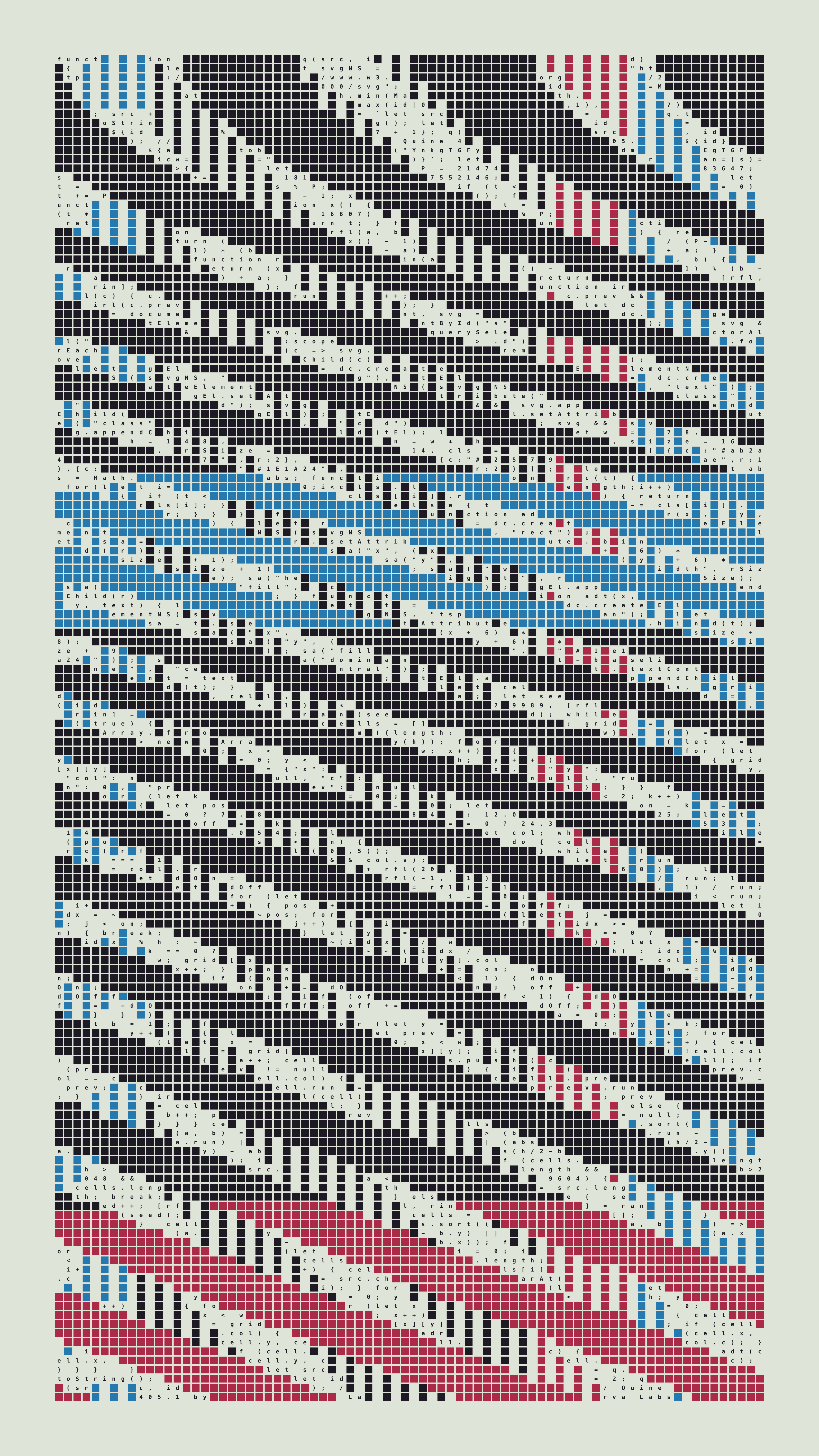 Quine #405 — Generation 1