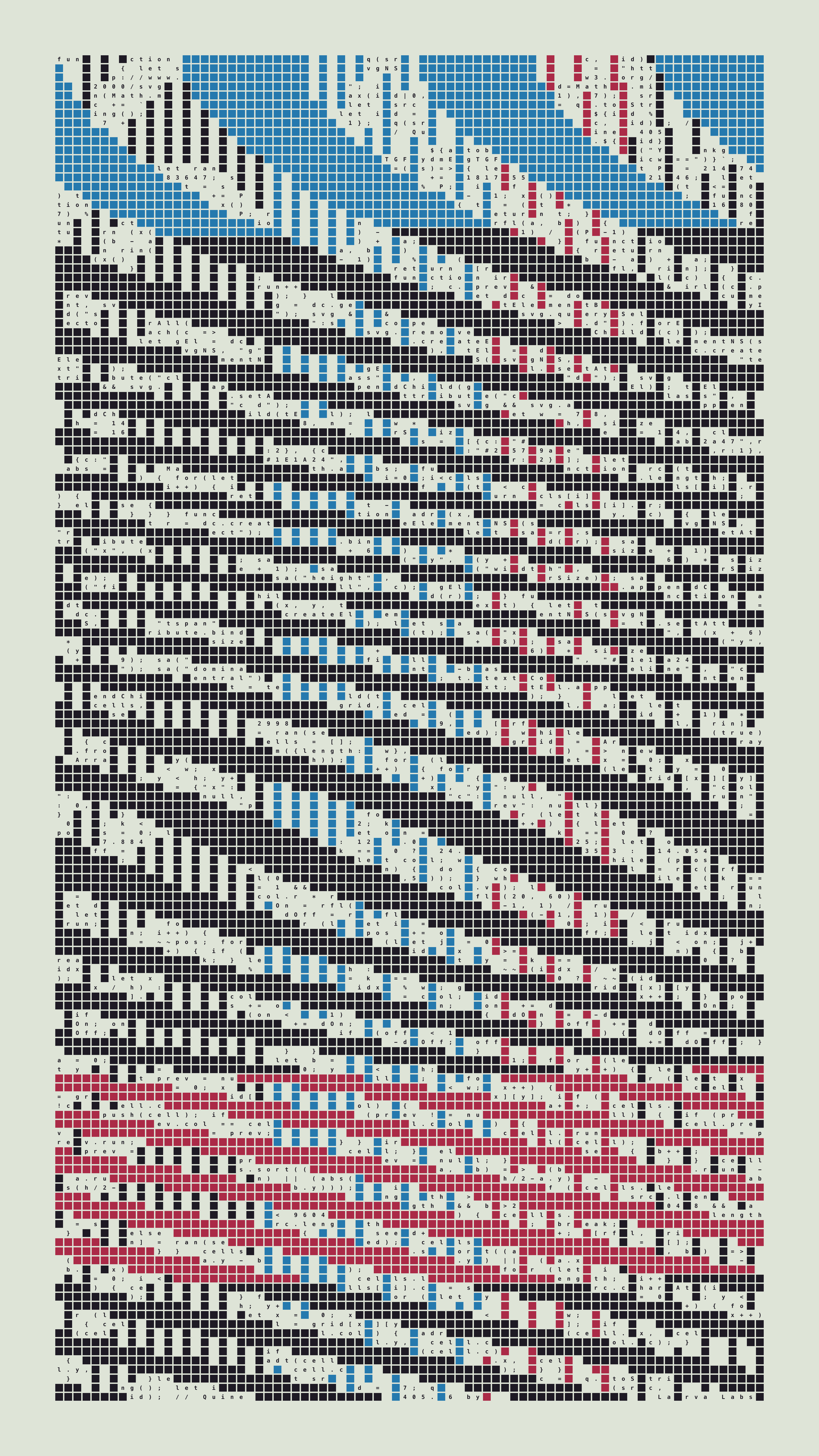 Quine #405 — Generation 6