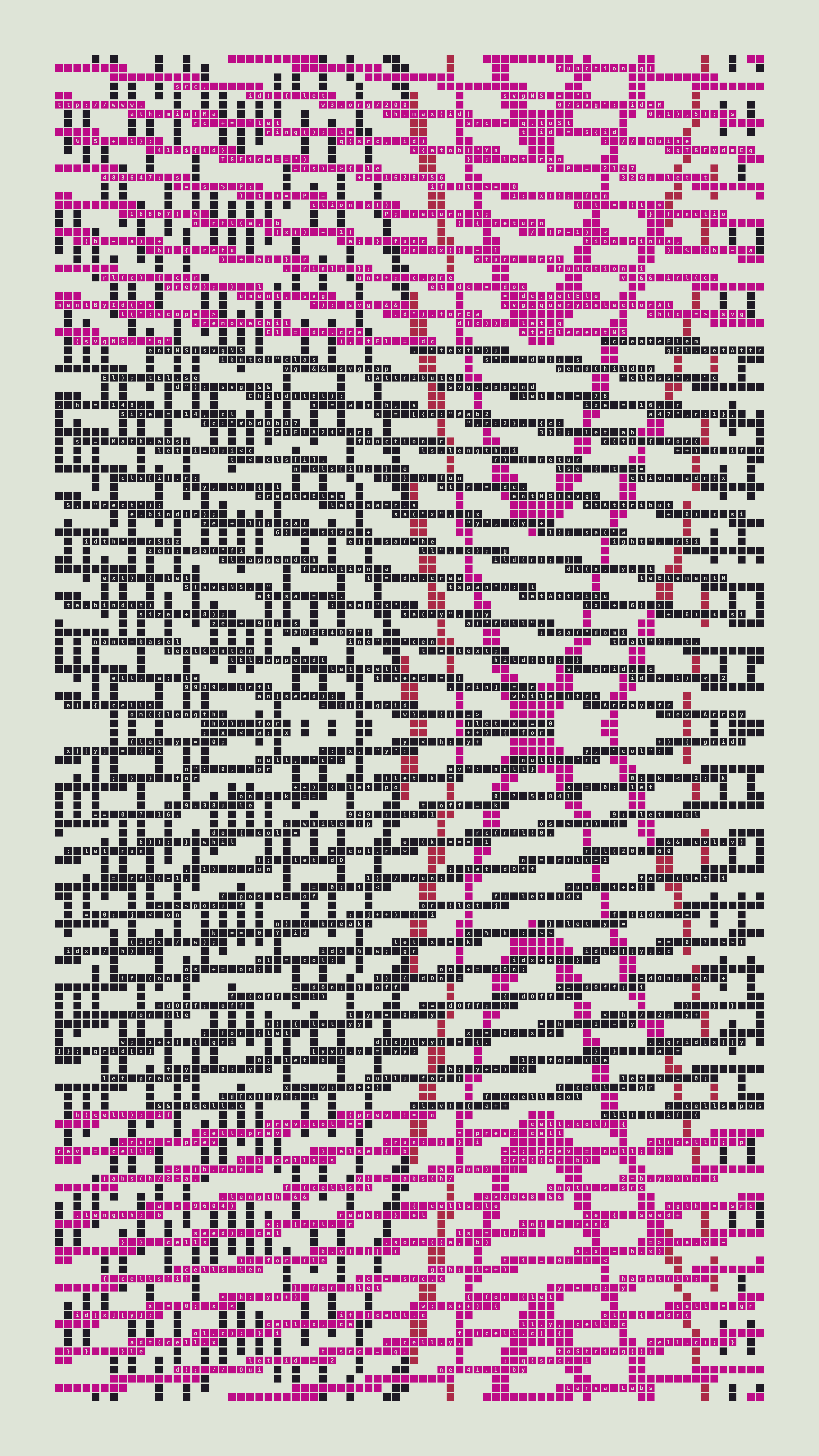 Quine #41 — Generation 1 (poster)
