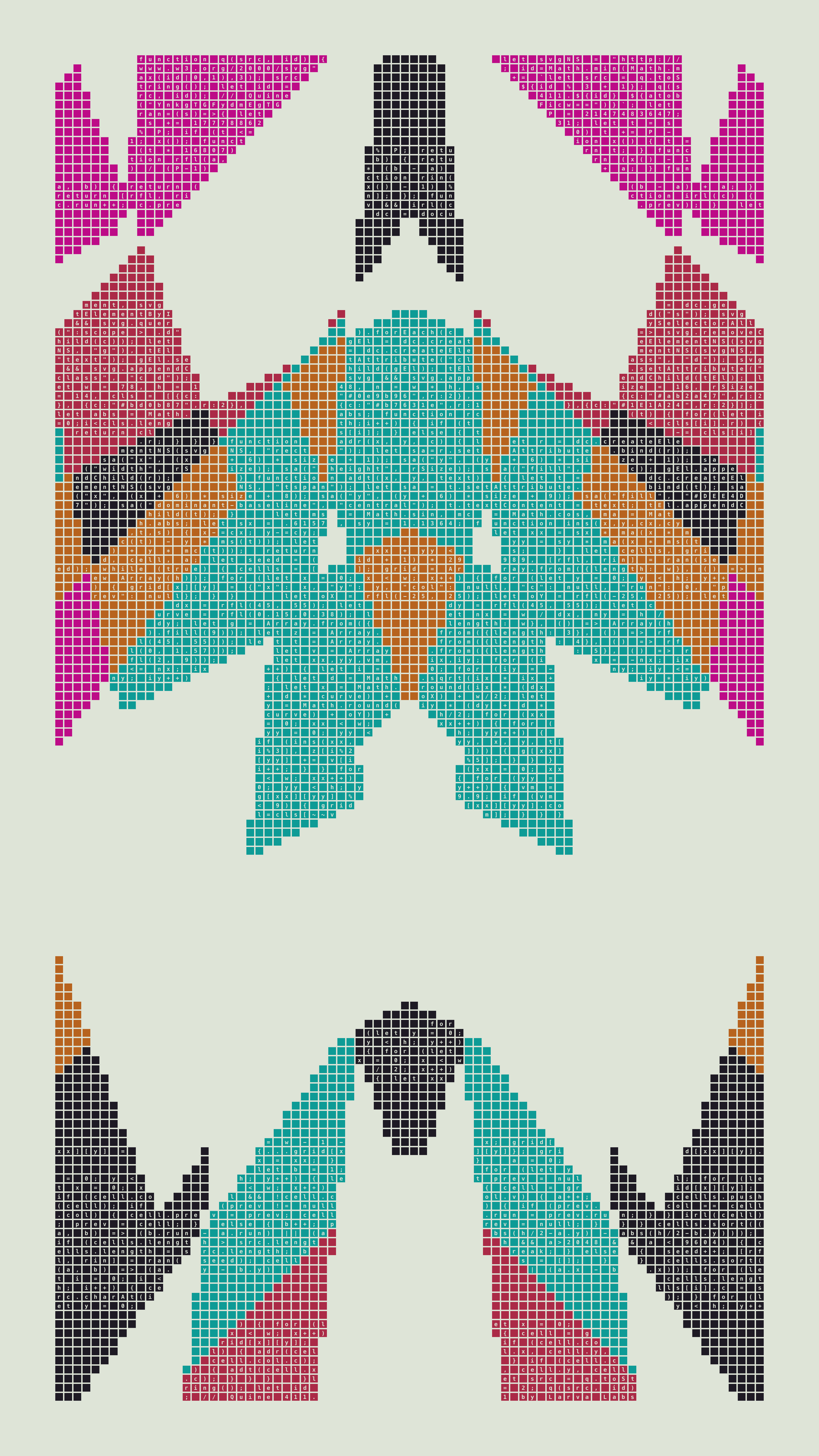 Quine #411 — Generation 1 (poster)