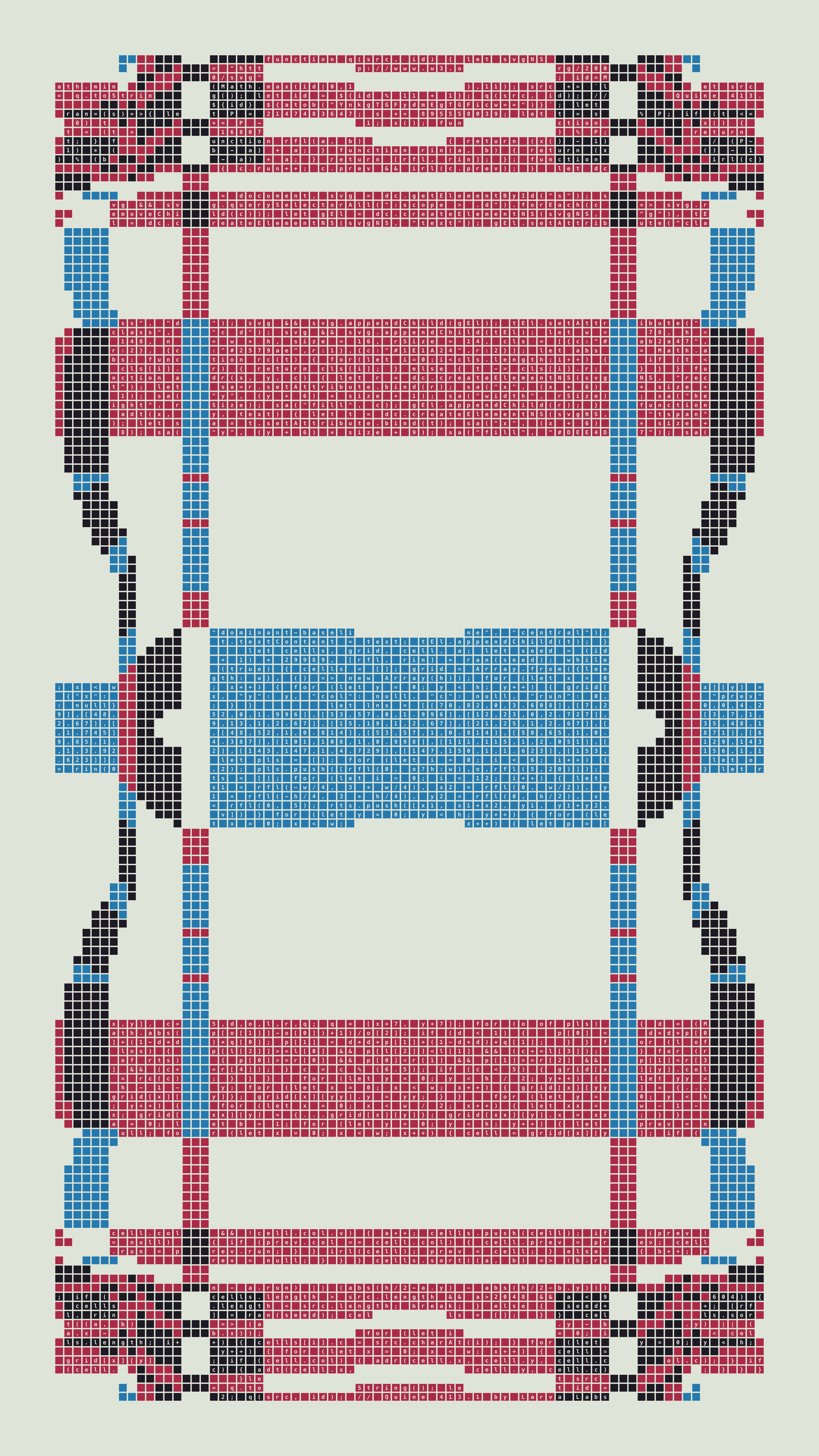 Quine #413 — Generation 1 (poster)