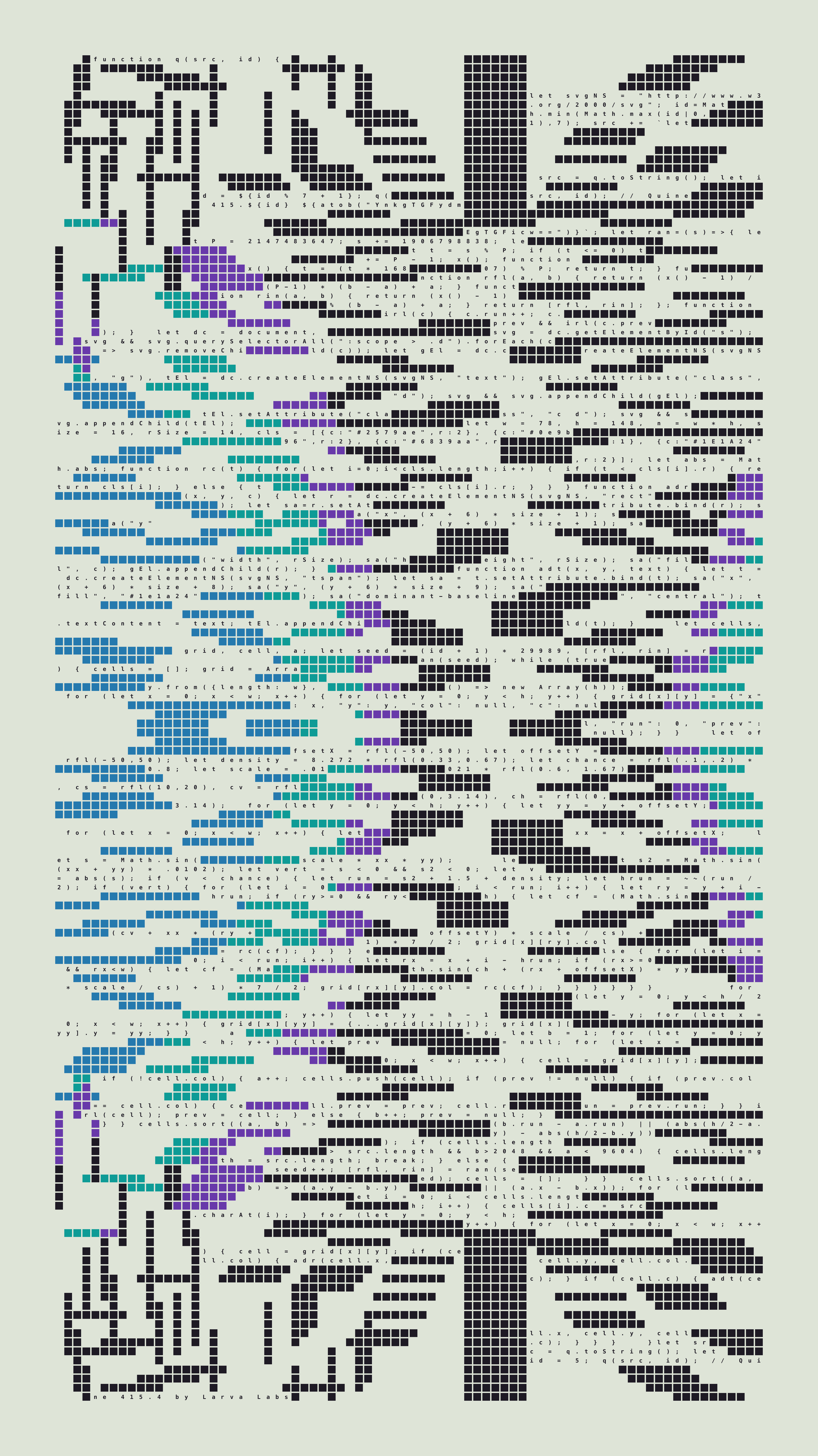 Quine #415 — Generation 4
