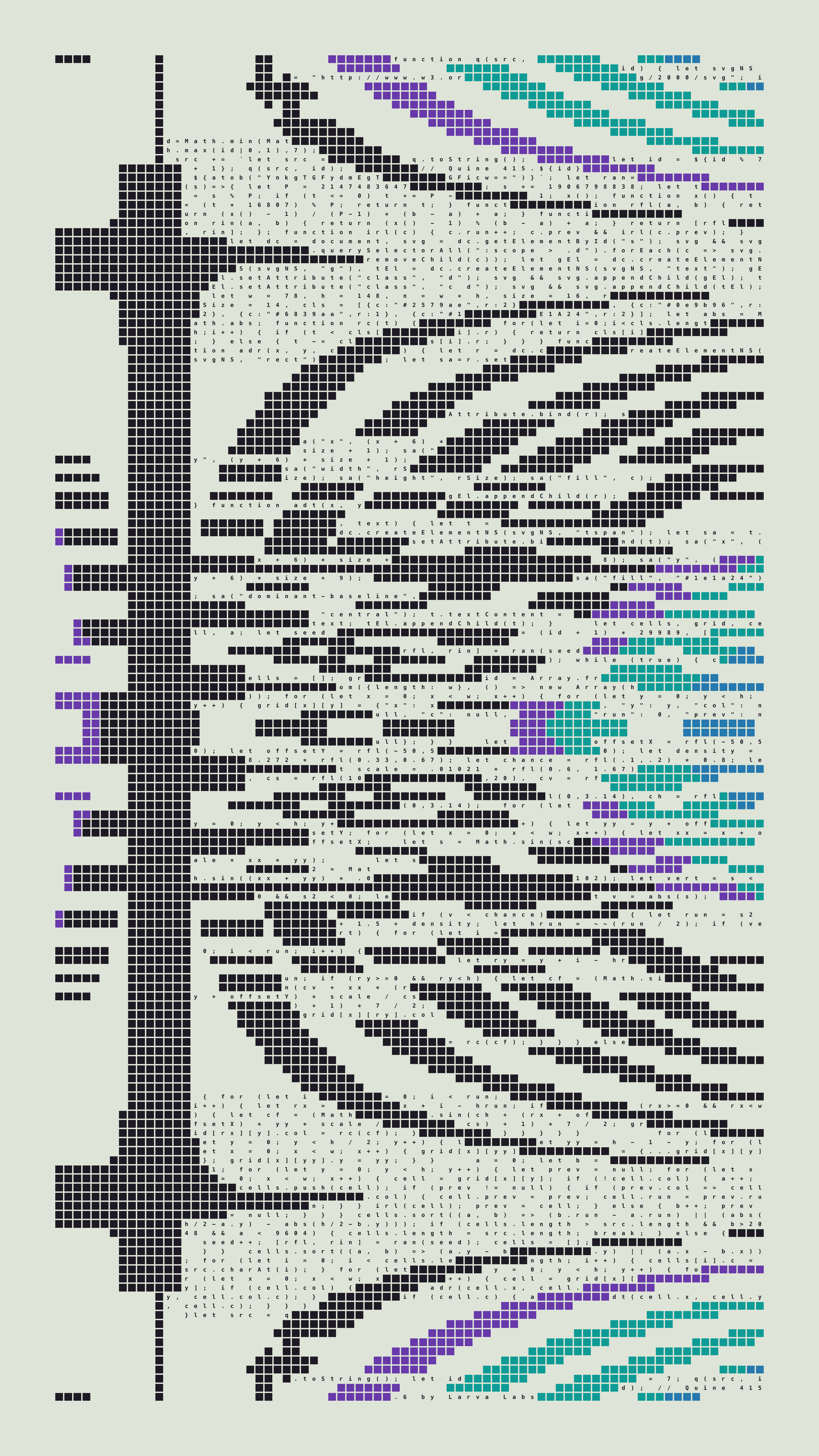 Quine #415 — Generation 6