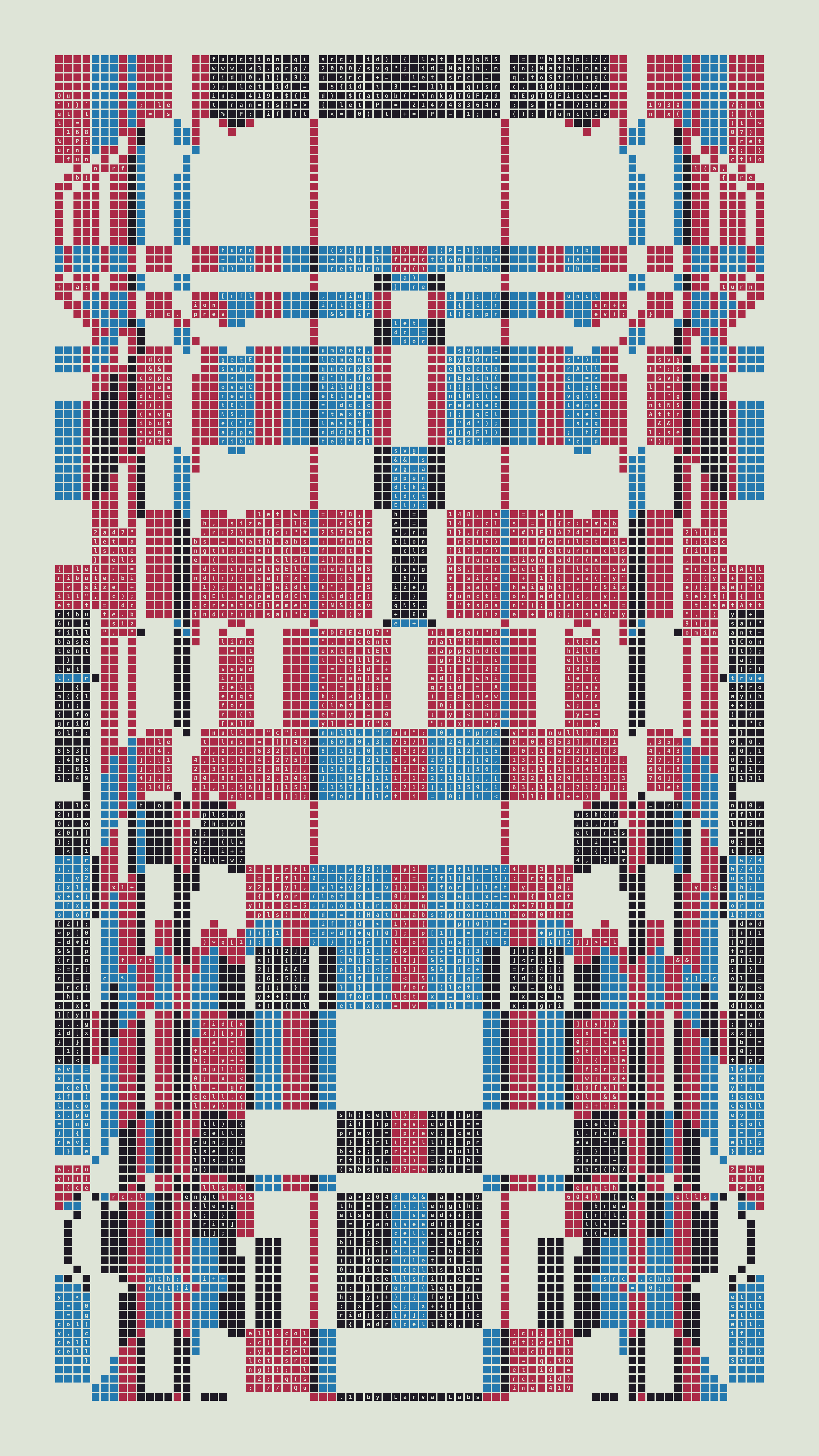 Quine #419 — Generation 1 (poster)