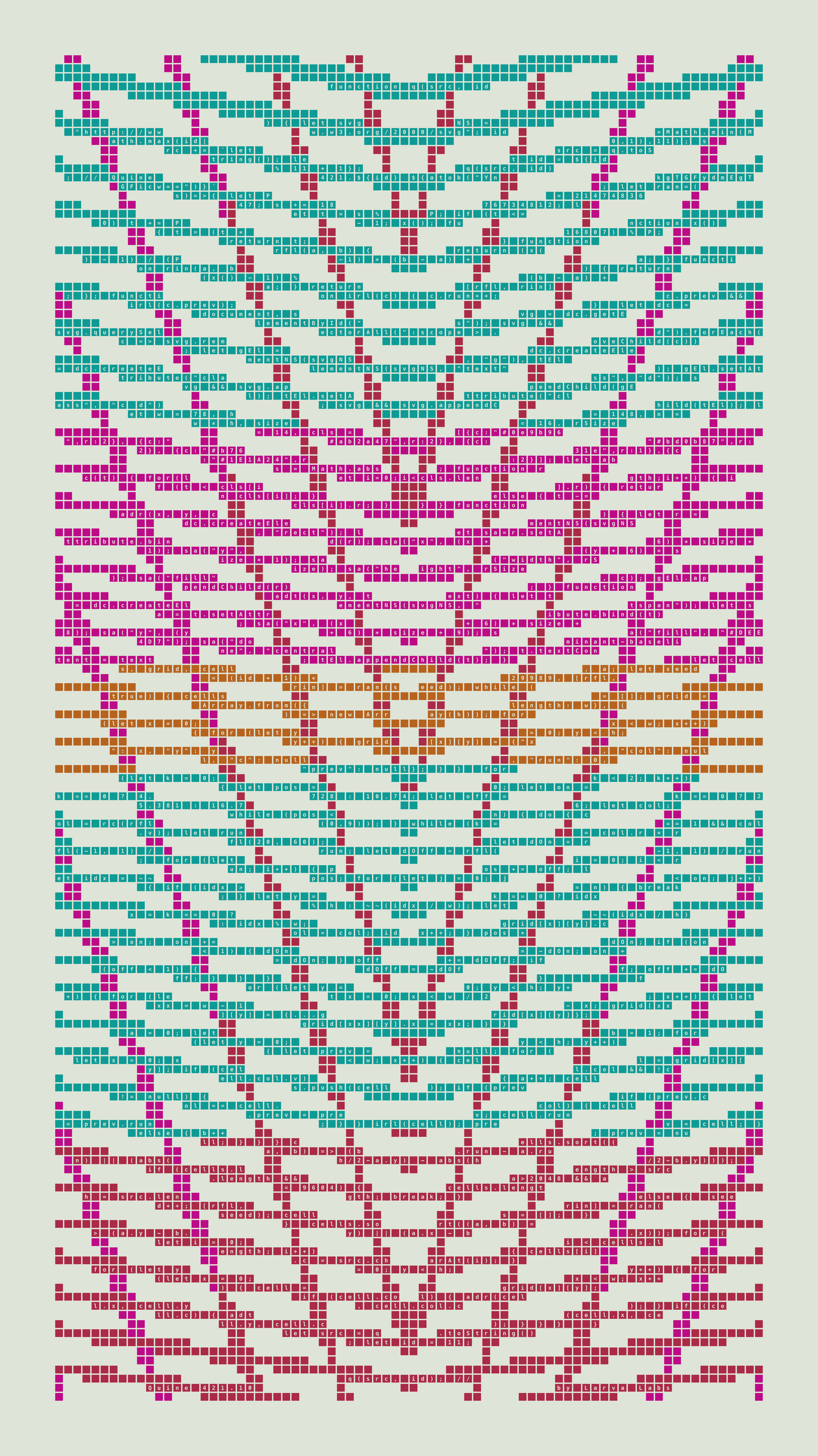 Quine #421 — Generation 10