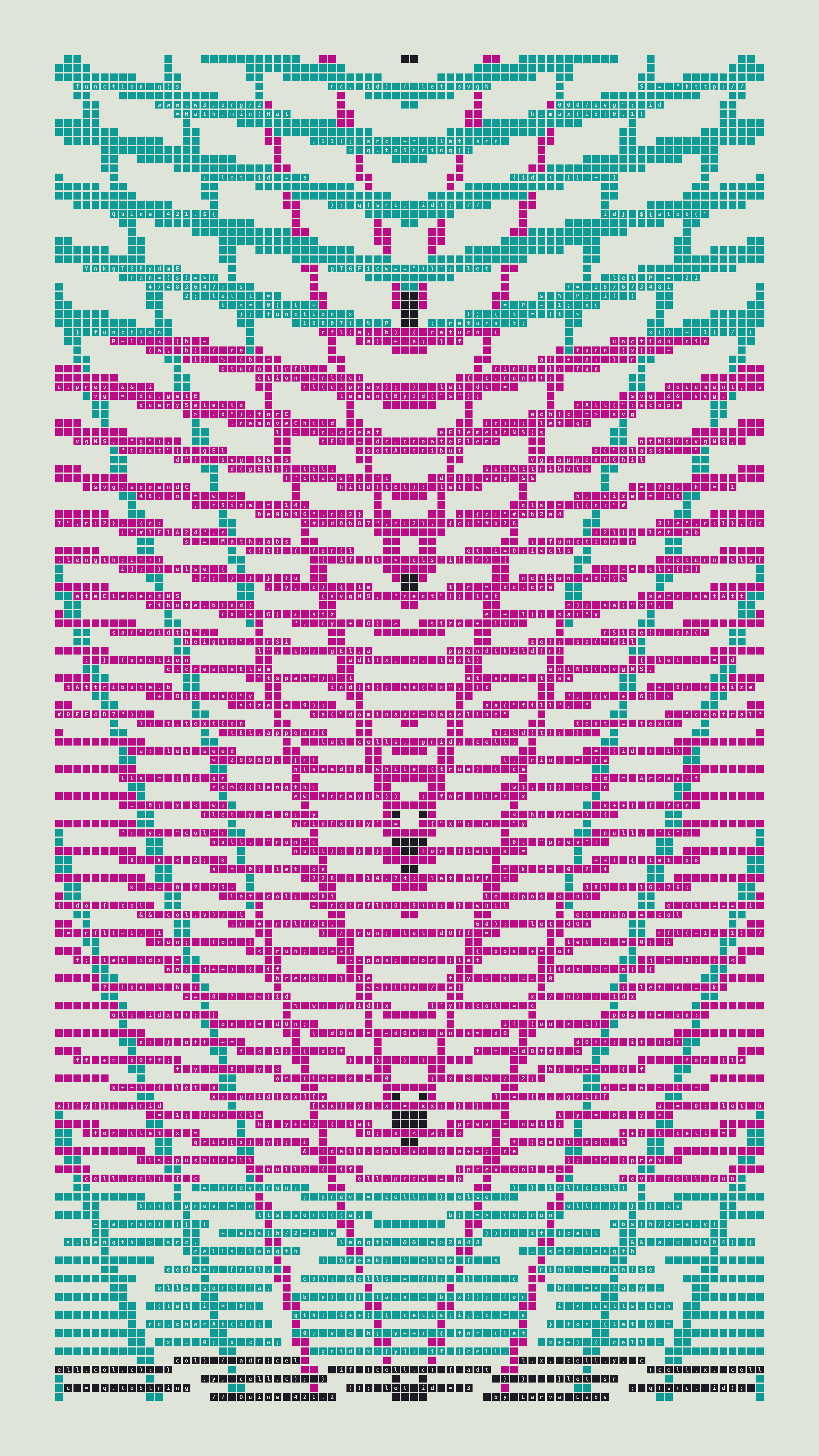 Quine #421 — Generation 2