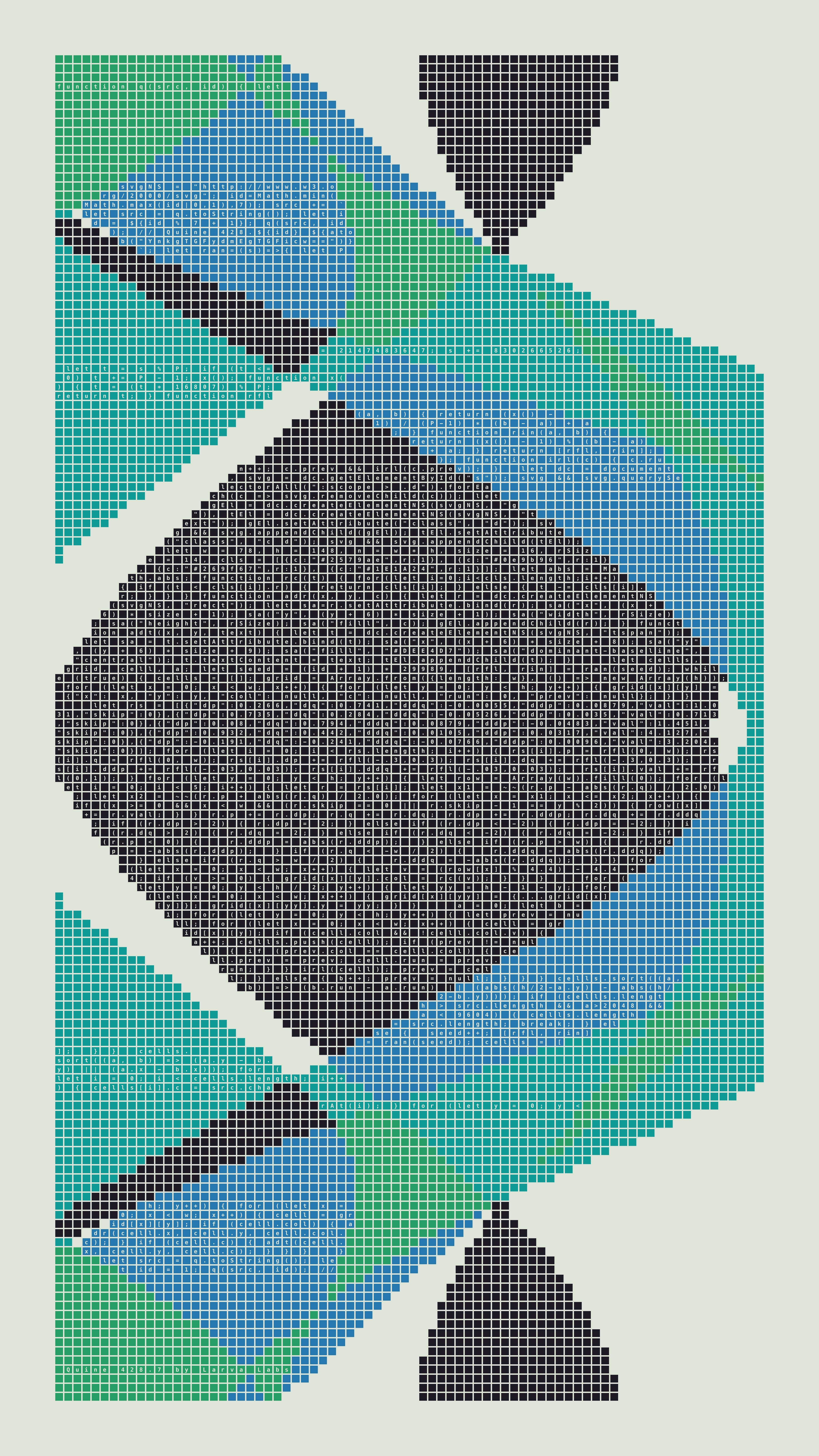 Quine #428 — Generation 7
