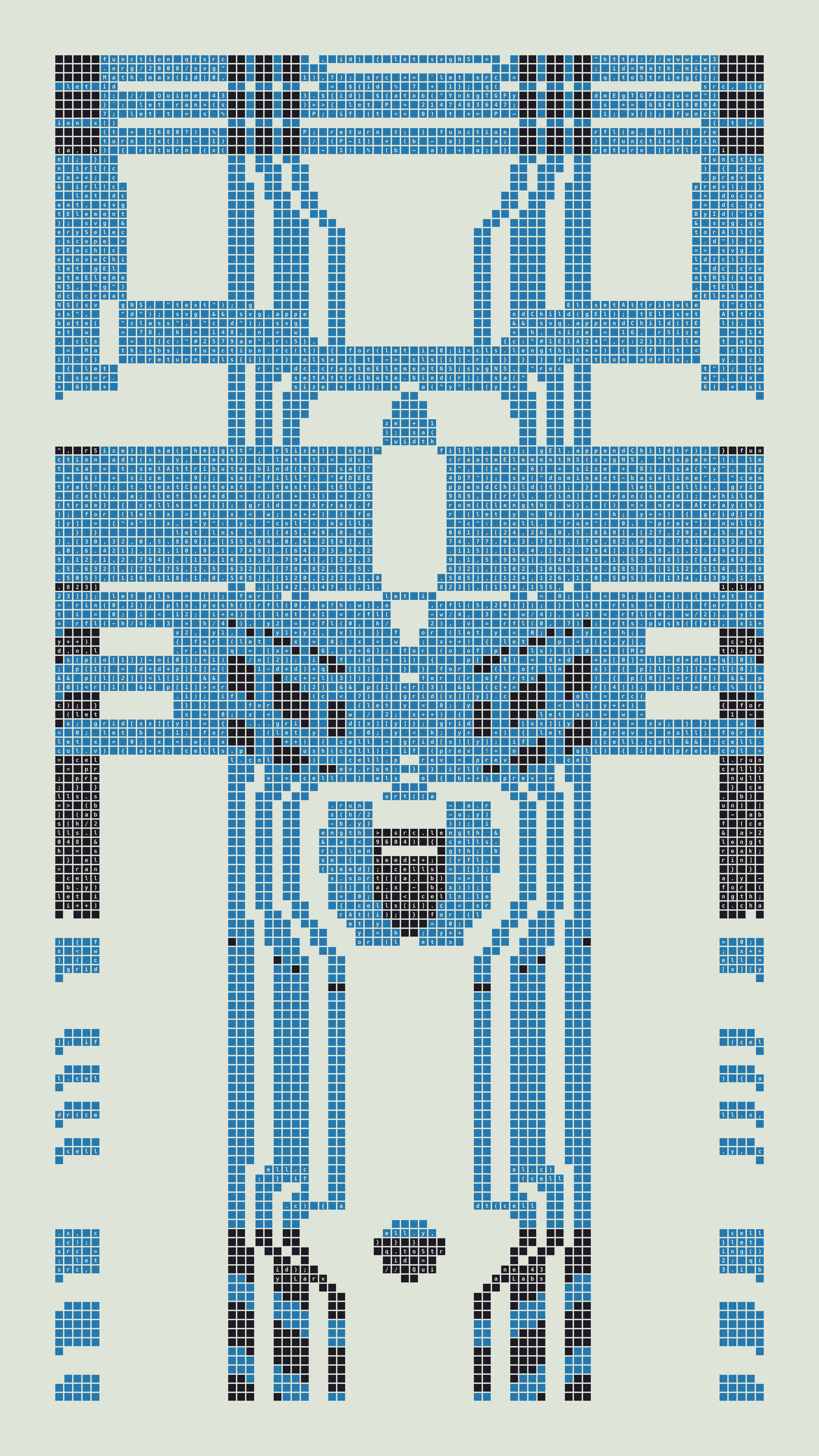 Quine #433 — Generation 1 (poster)