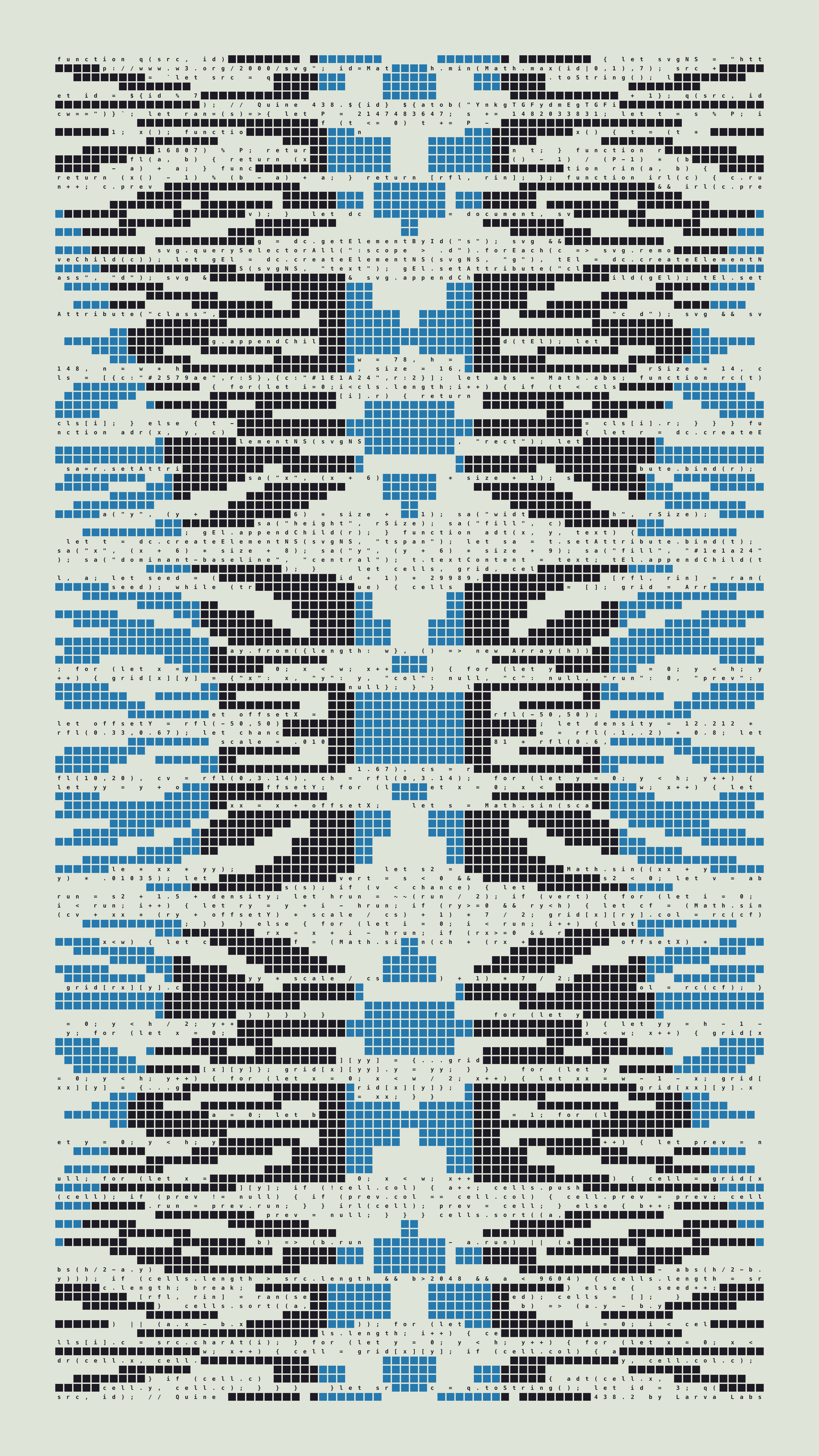 Quine #438 — Generation 2