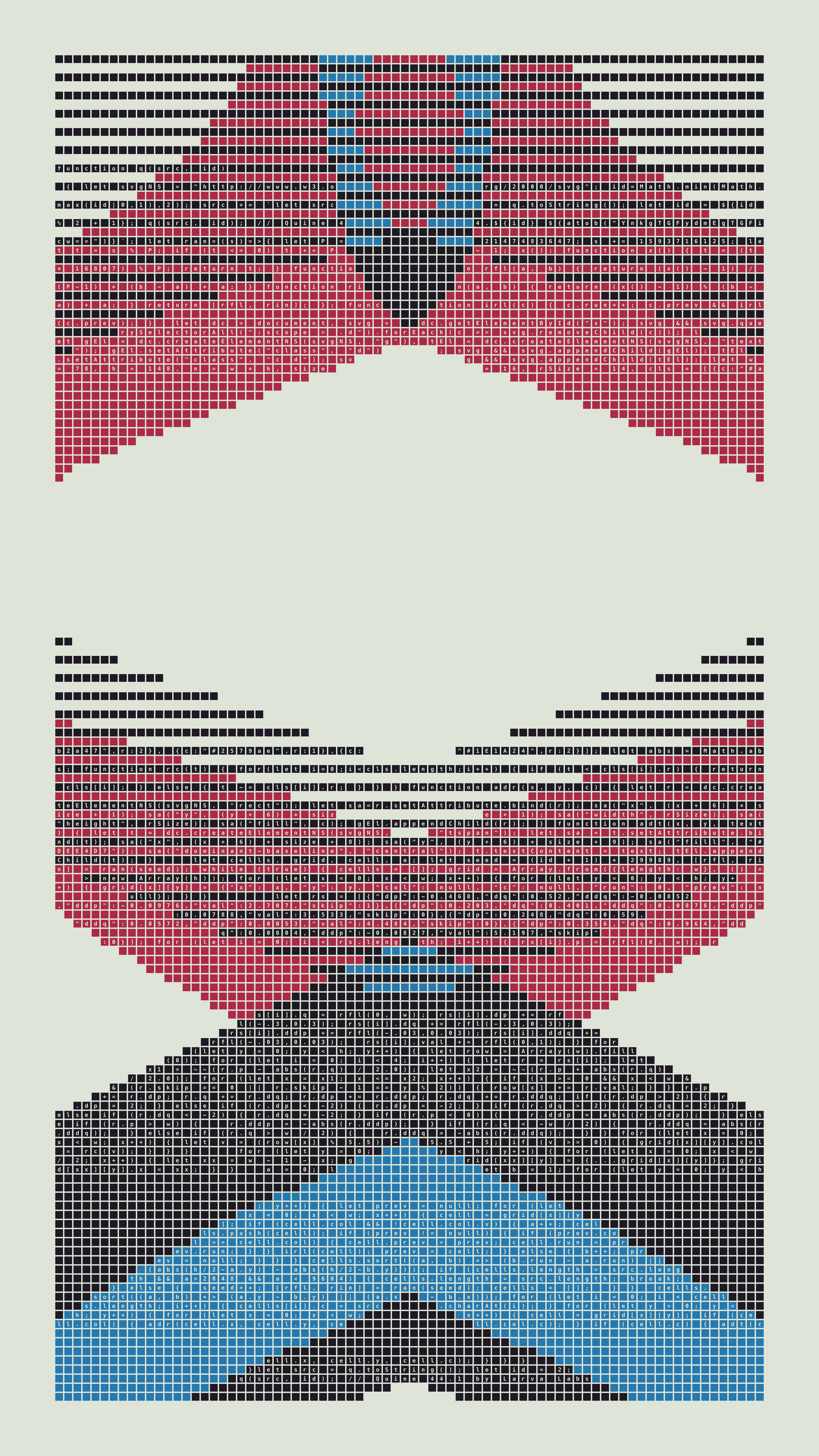 Quine #44 — Generation 1 (poster)