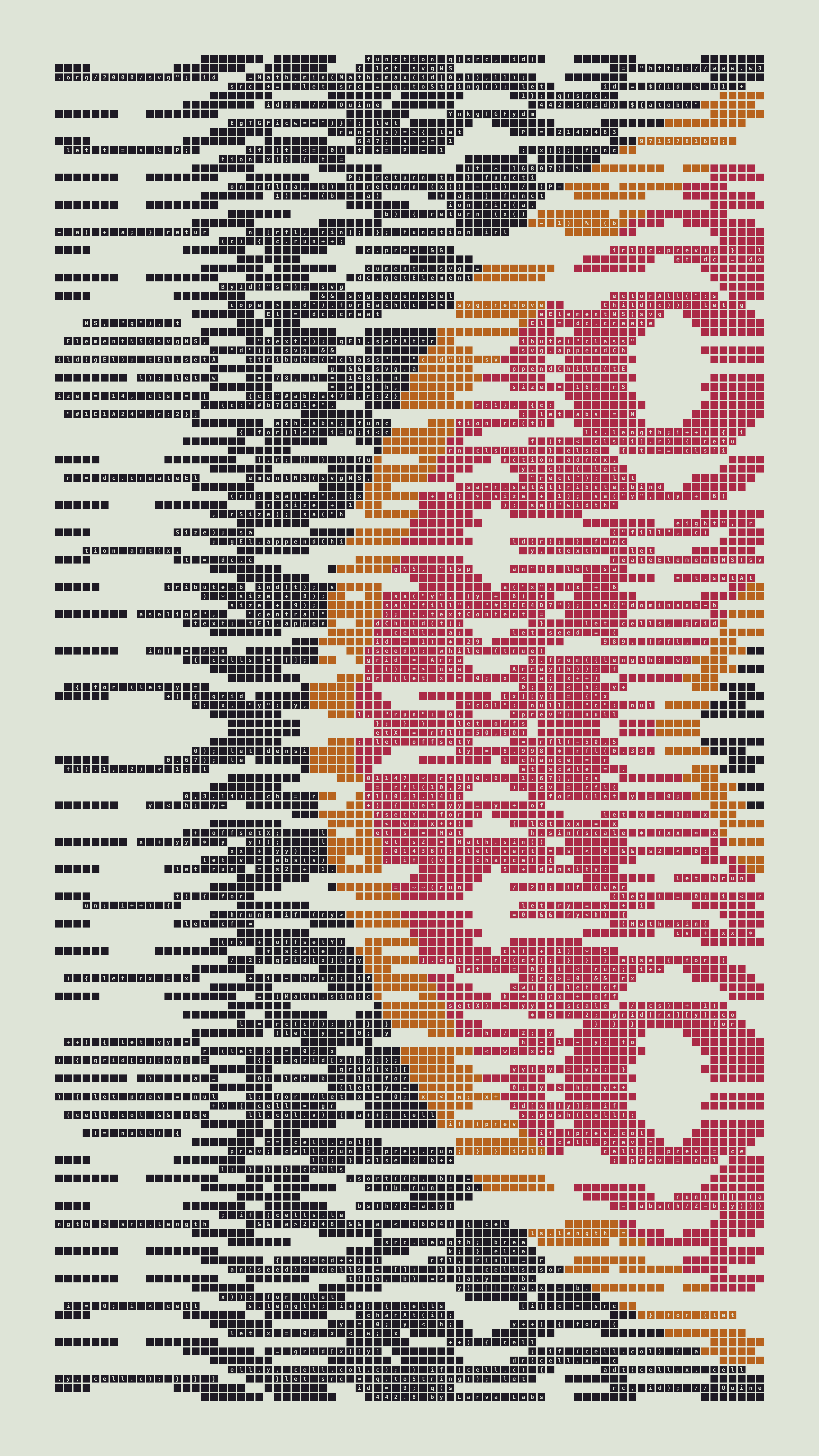 Quine #442 — Generation 8