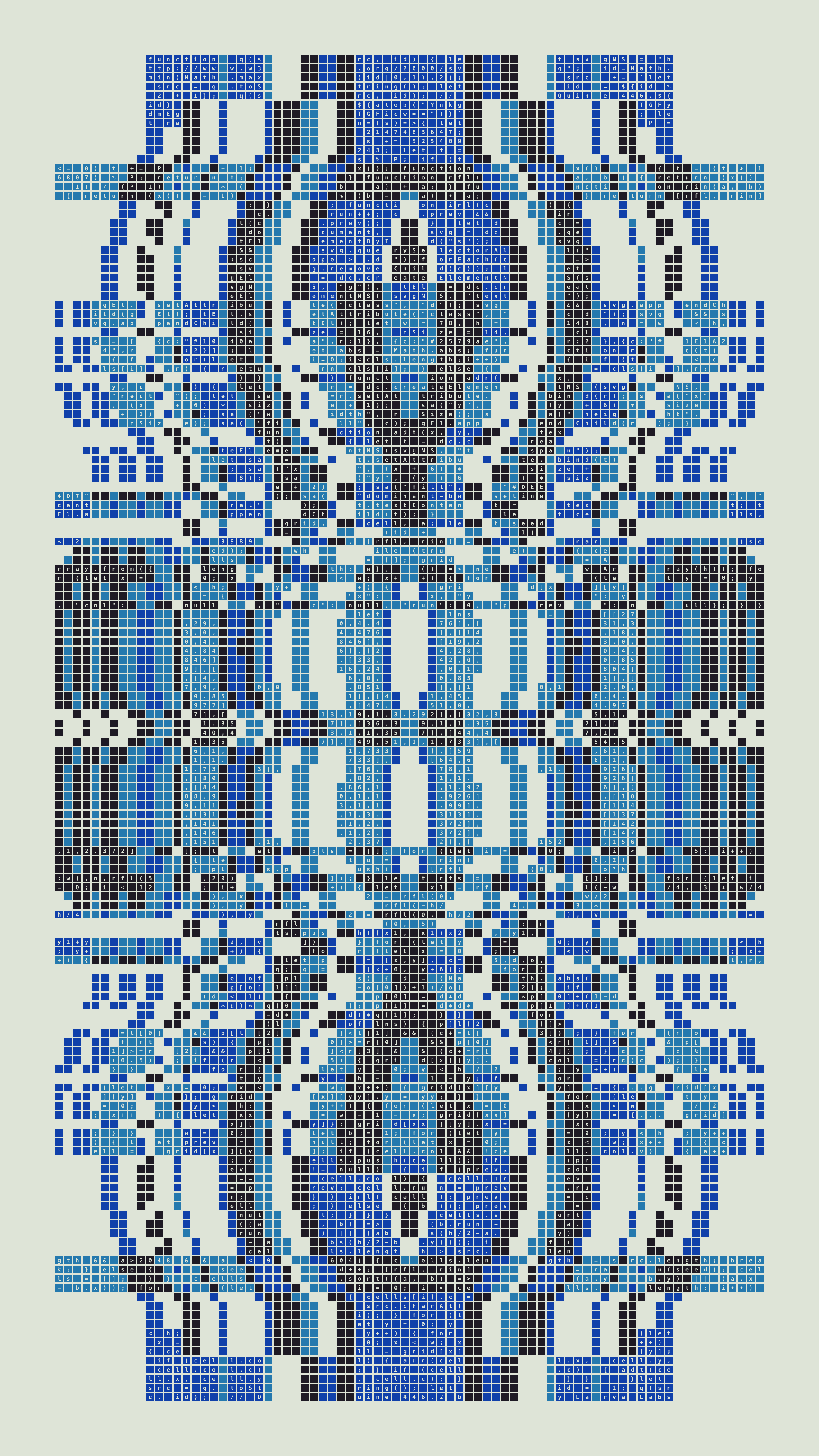 Quine #446 — Generation 2 (poster)