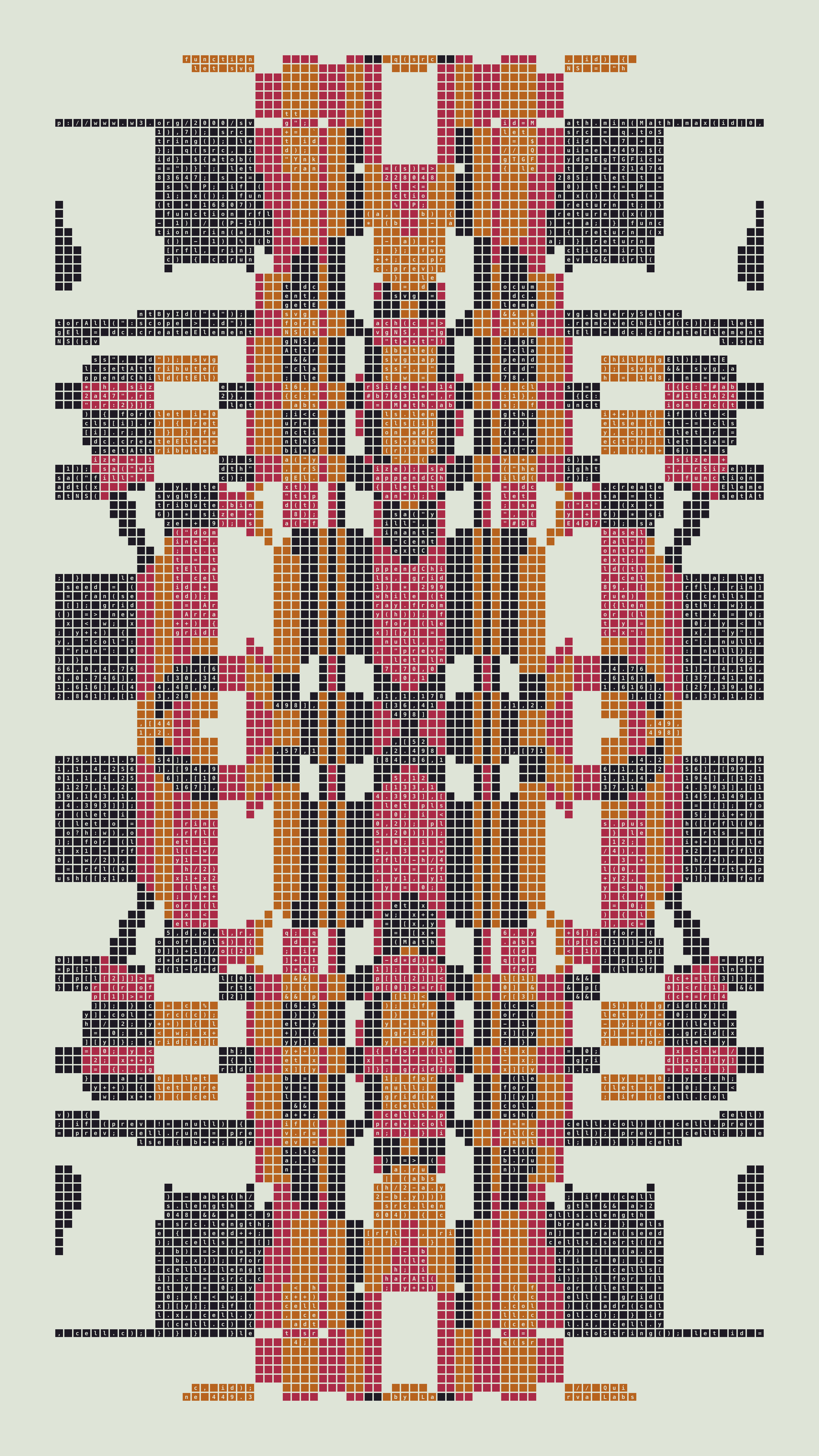 Quine #449 — Generation 3 (poster)