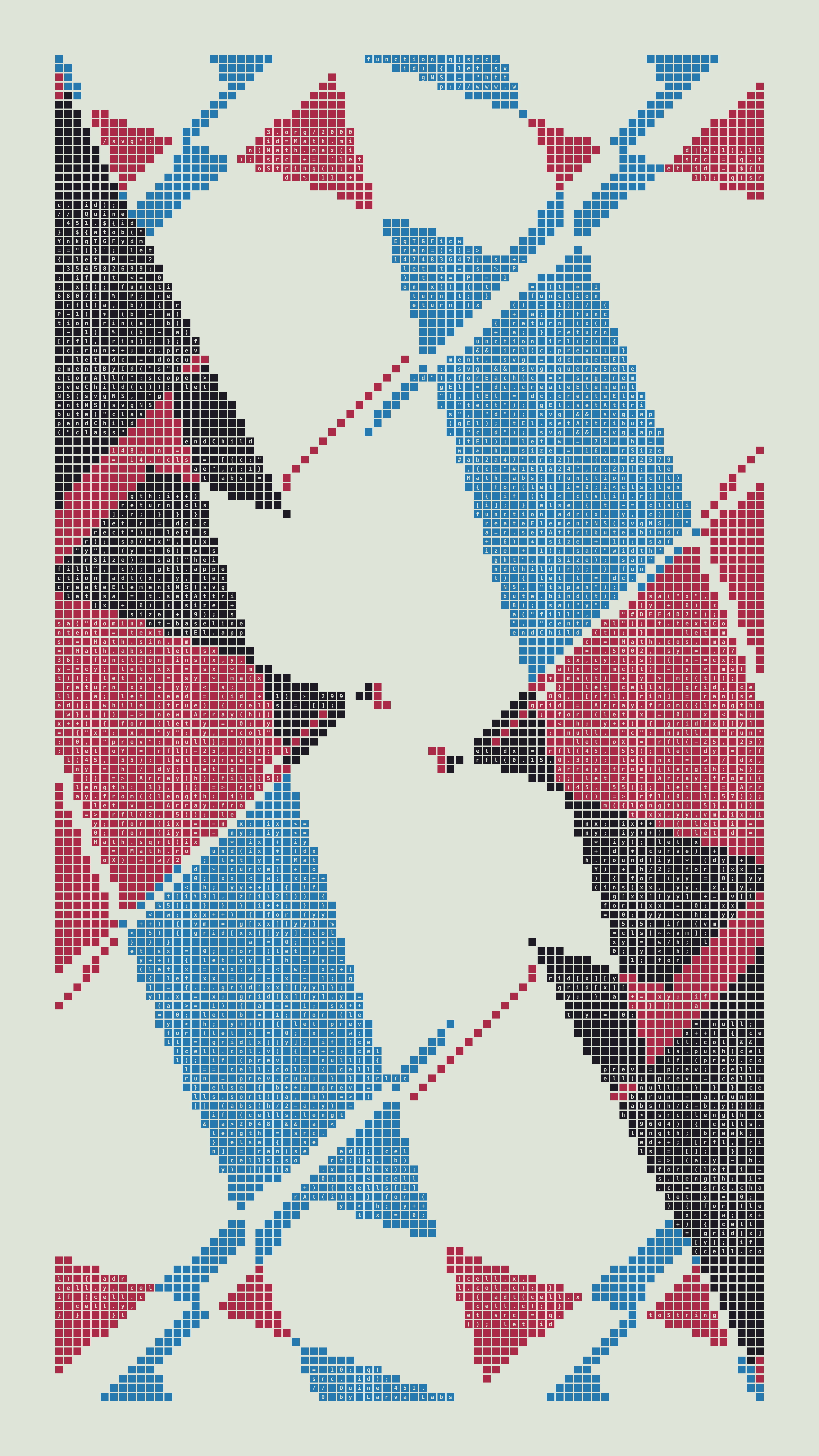Quine #451 — Generation 9