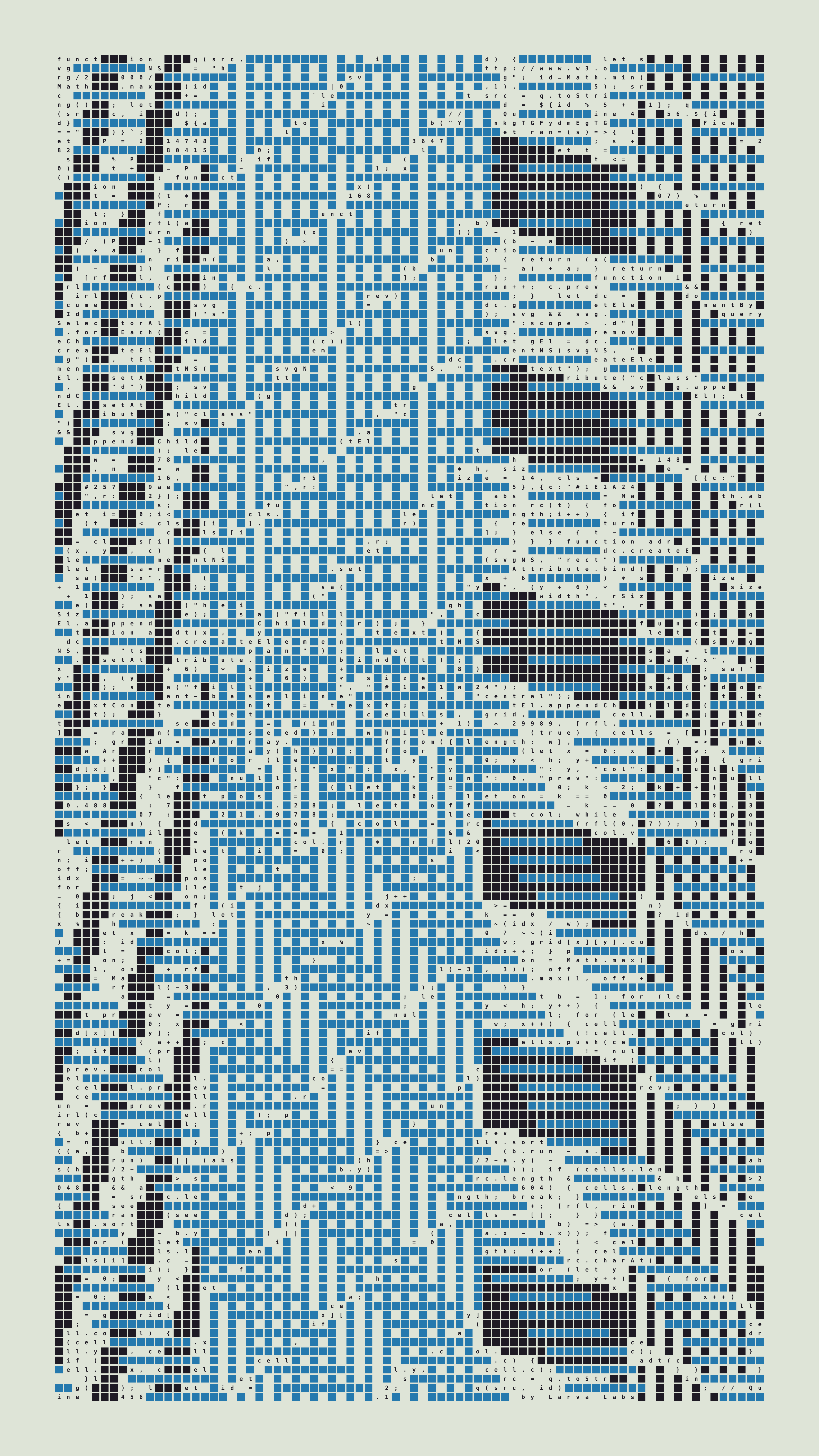 Quine #456 — Generation 1 (poster)