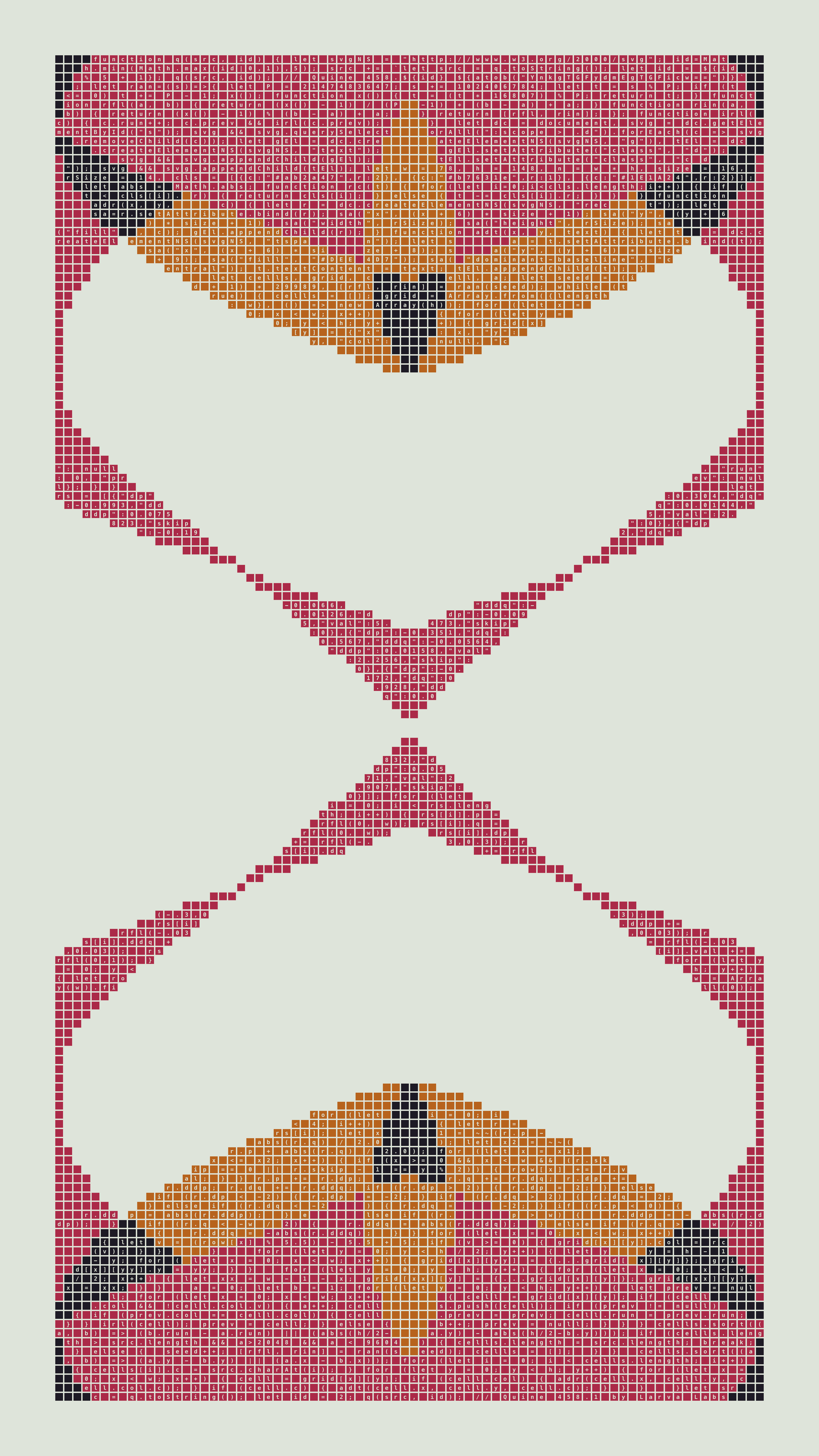 Quine #458 — Generation 1 (poster)