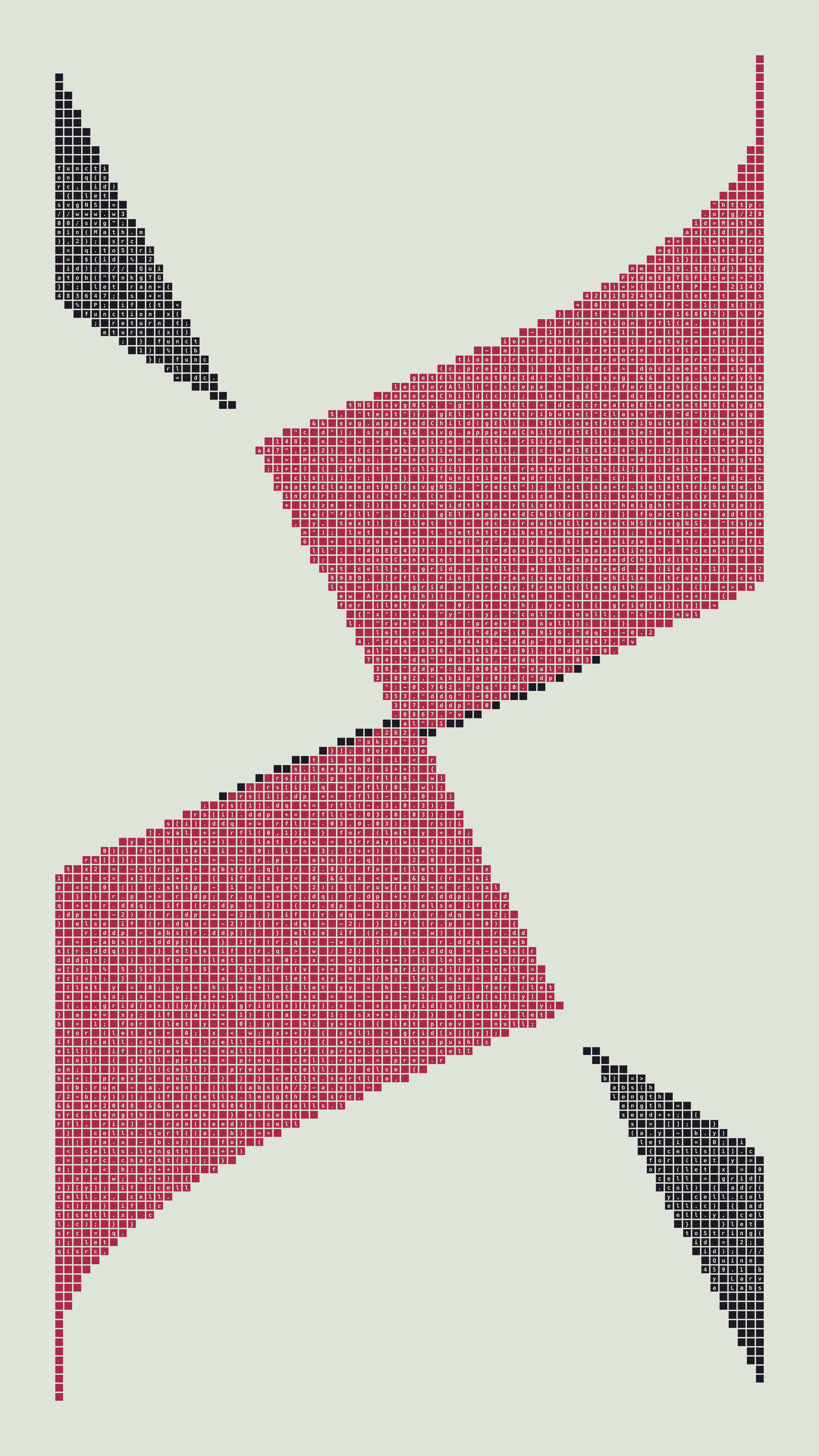 Quine #459 — Generation 1 (poster)