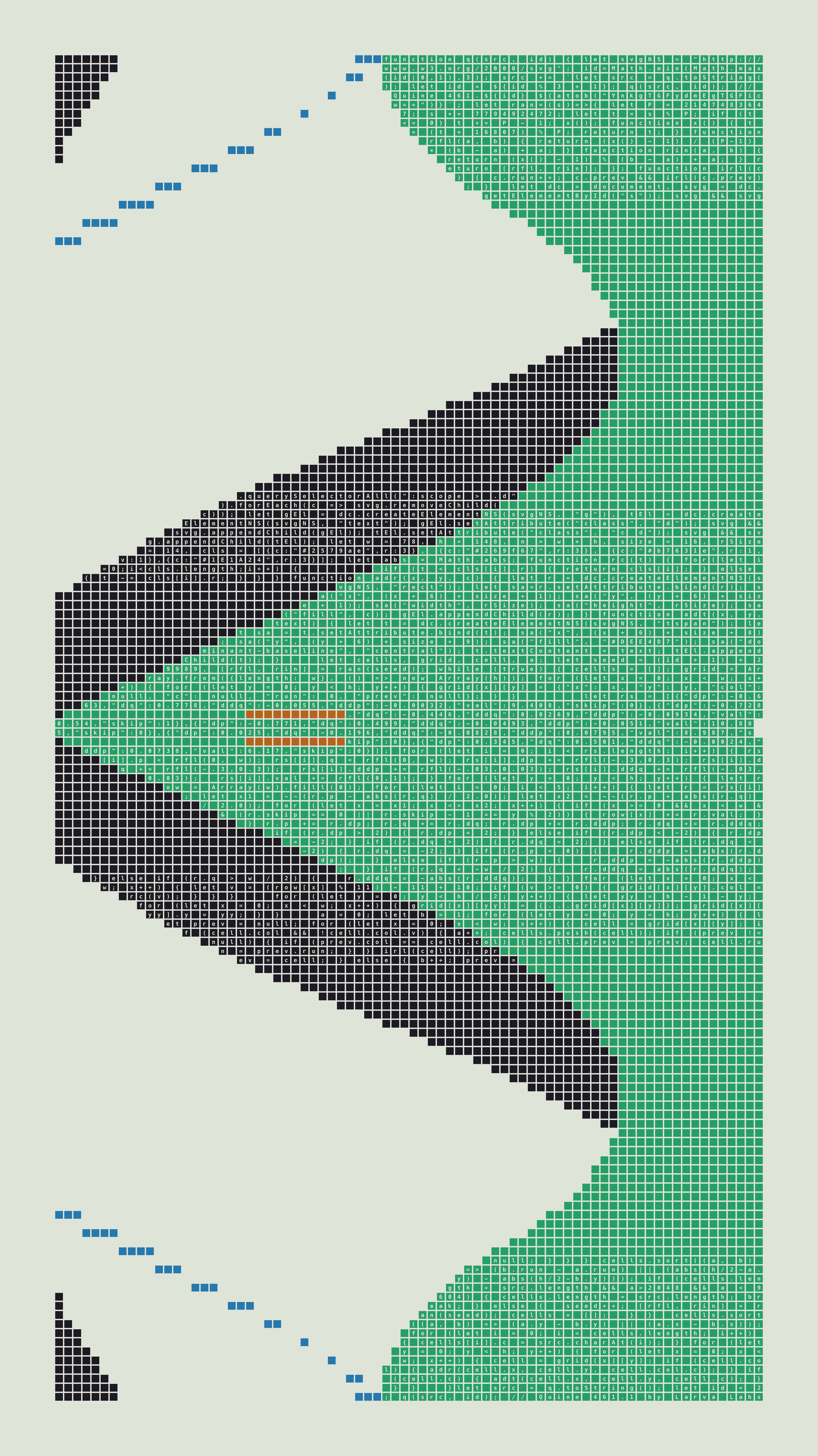 Quine #461 — Generation 1 (poster)