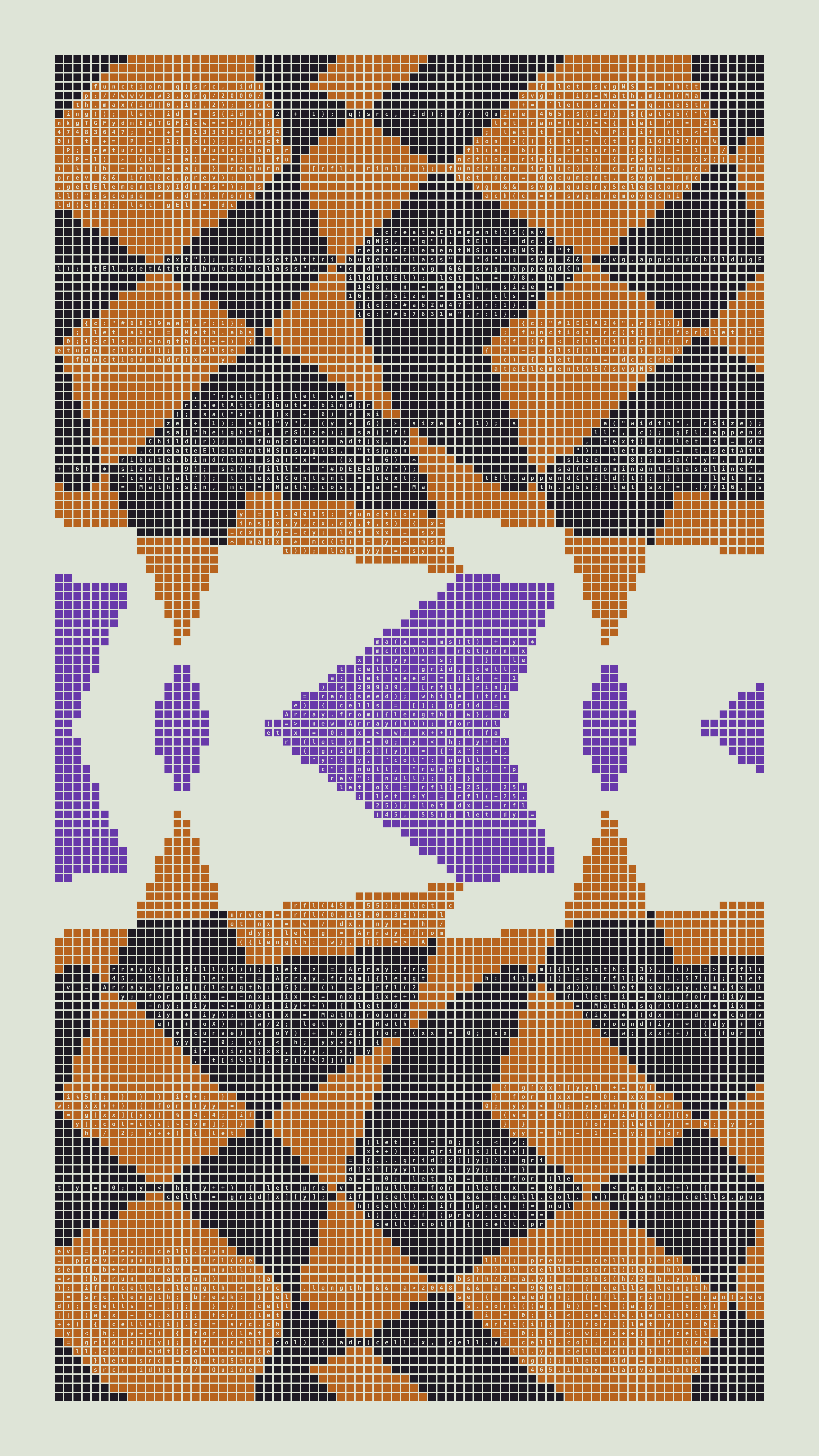 Quine #465 — Generation 1 (poster)