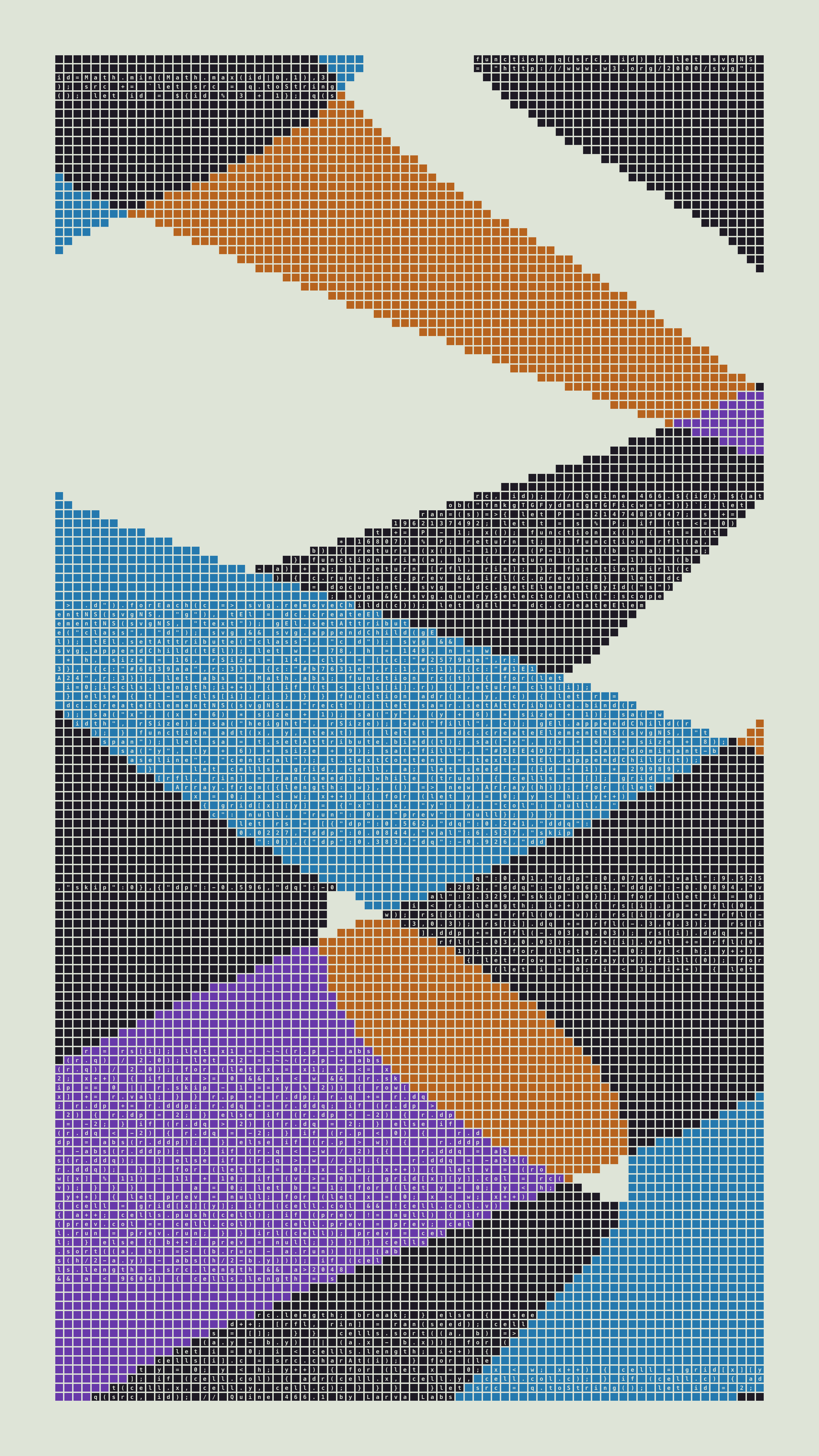 Quine #466 — Generation 1 (poster)