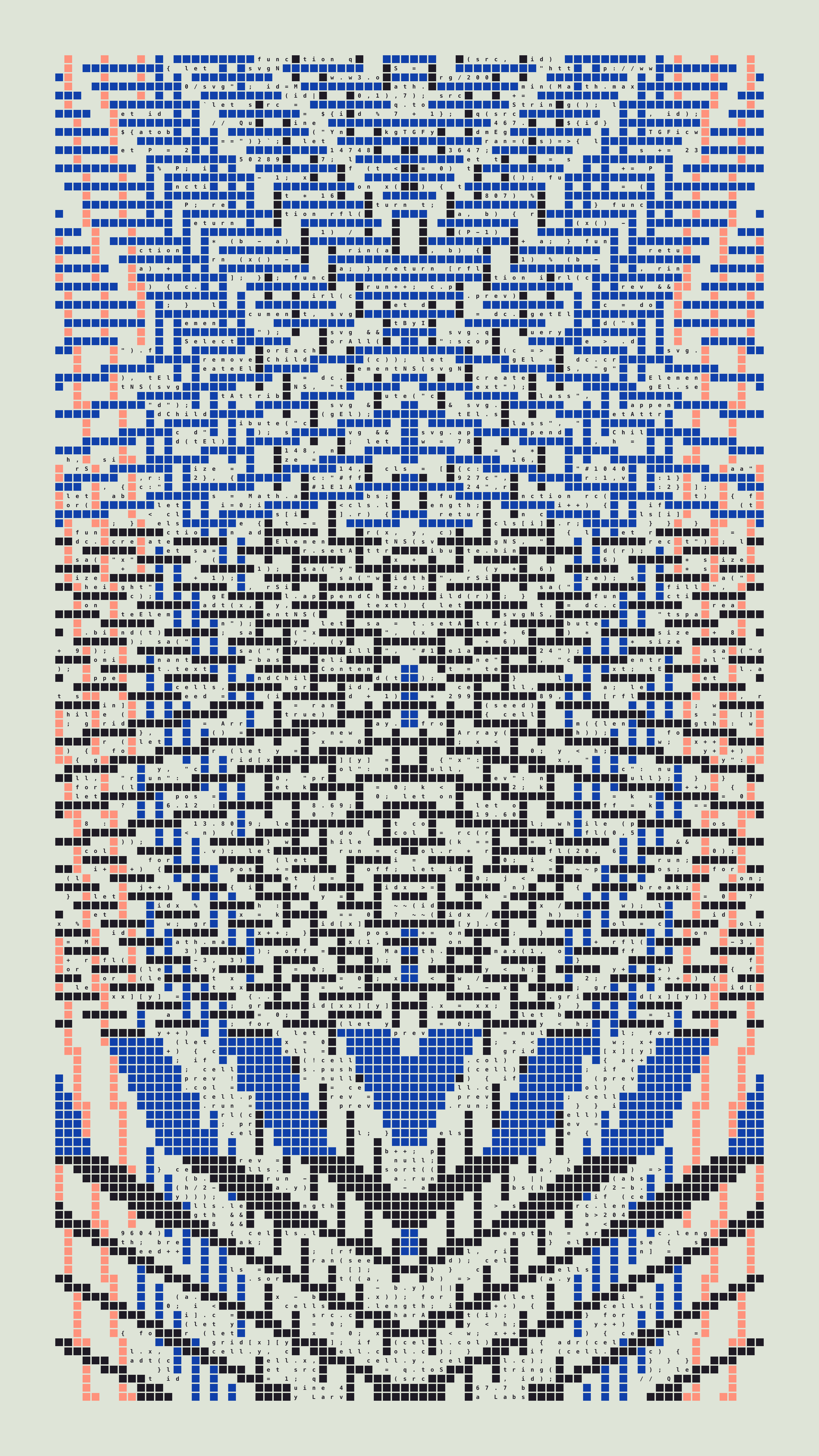 Quine #467 — Generation 7 (poster)