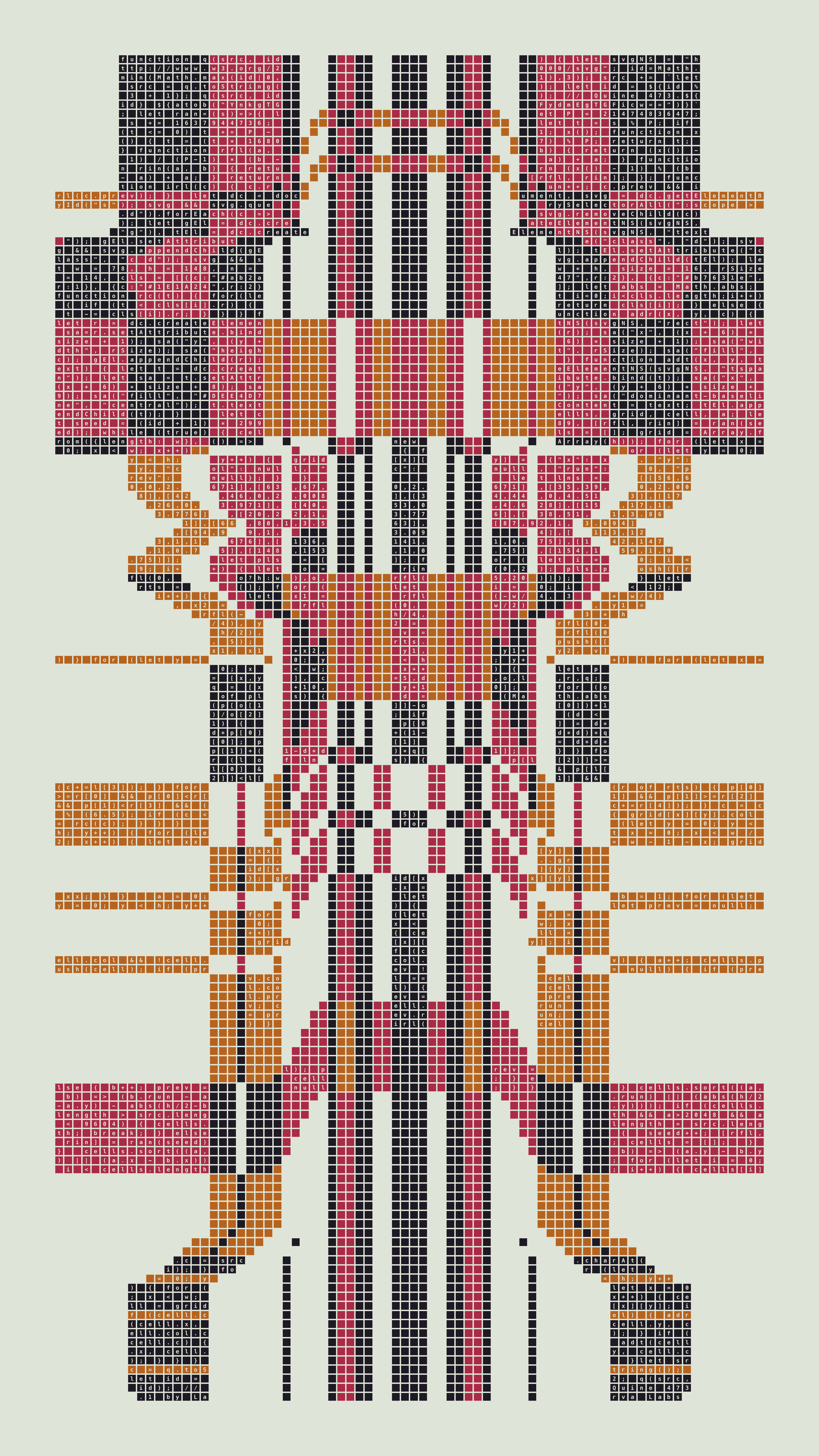 Quine #473 — Generation 1 (poster)