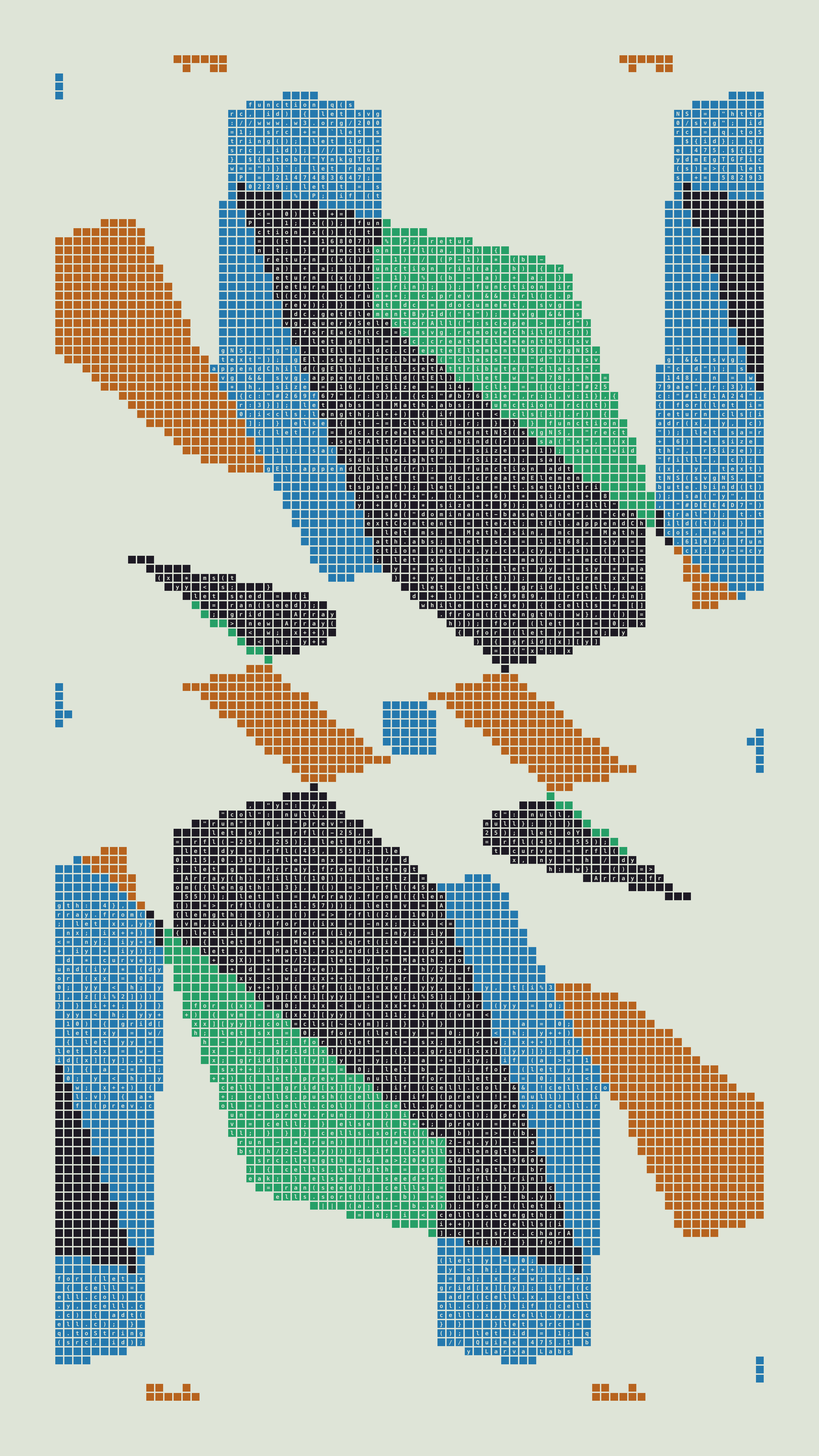 Quine #475 — Generation 1 (poster)