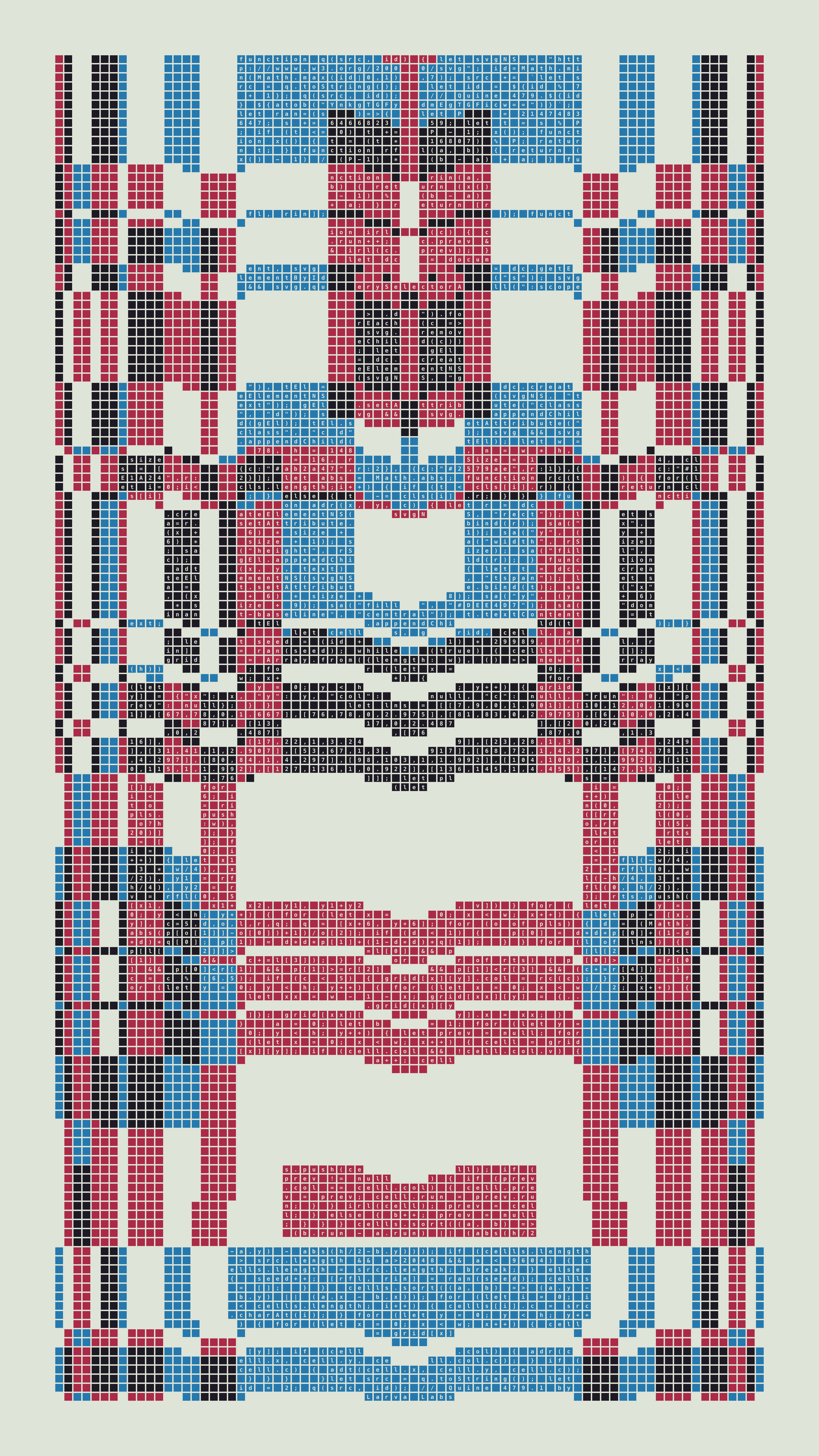 Quine #479 — Generation 1 (poster)