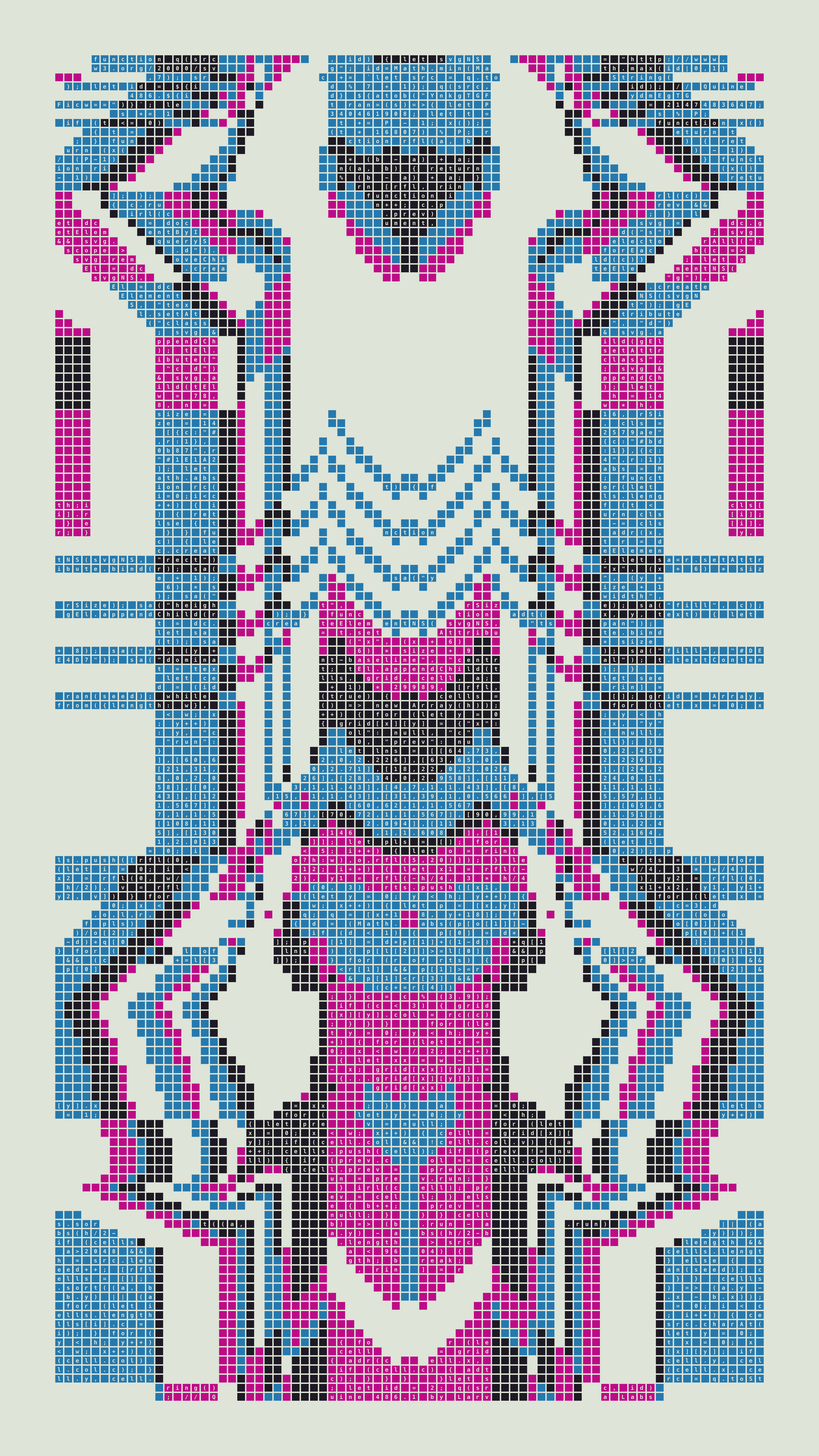 Quine #486 — Generation 1 (poster)