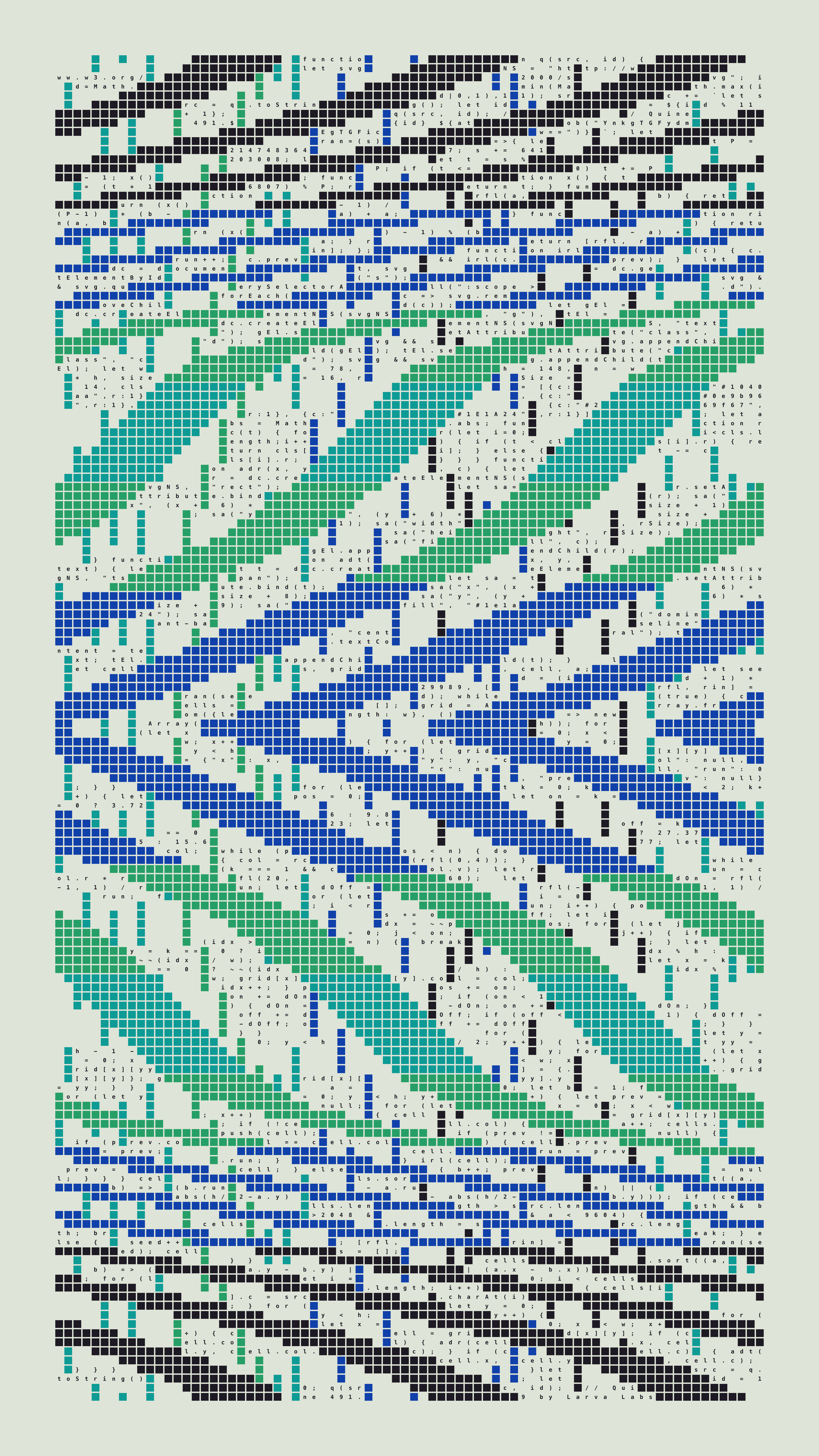 Quine #491 — Generation 9
