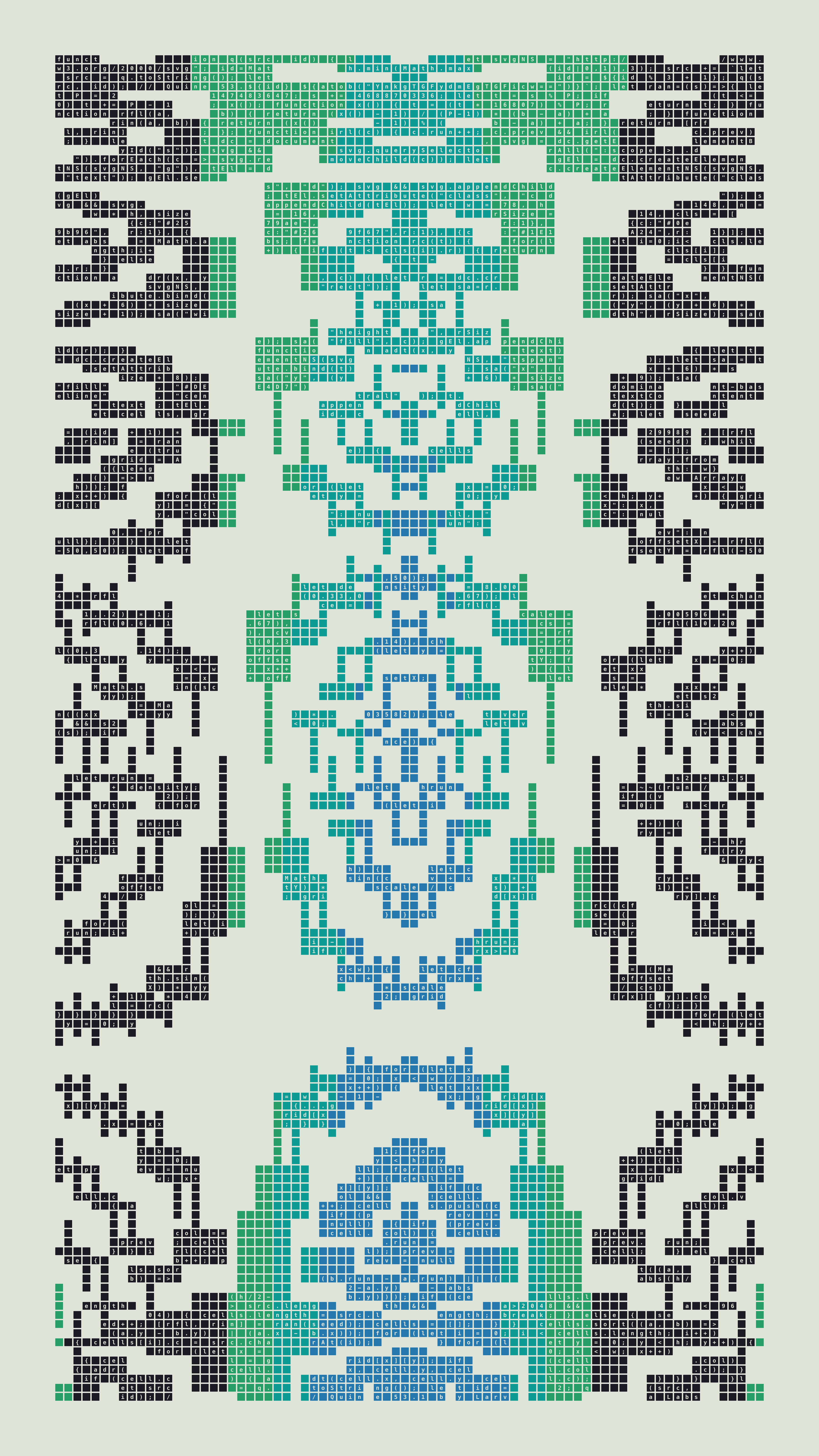 Quine #53 — Generation 1 (poster)