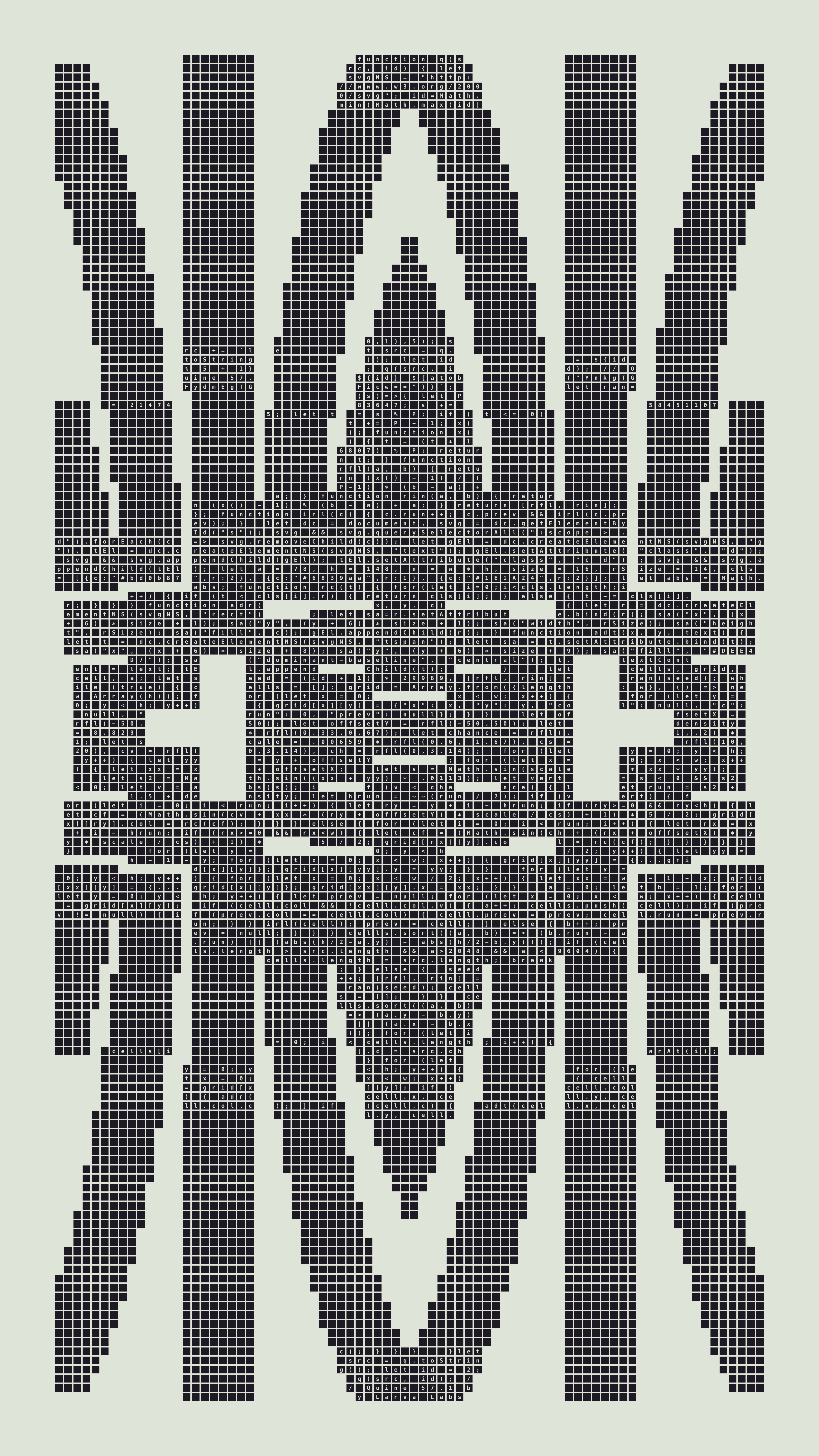 Quine #57 — Generation 1 (poster)