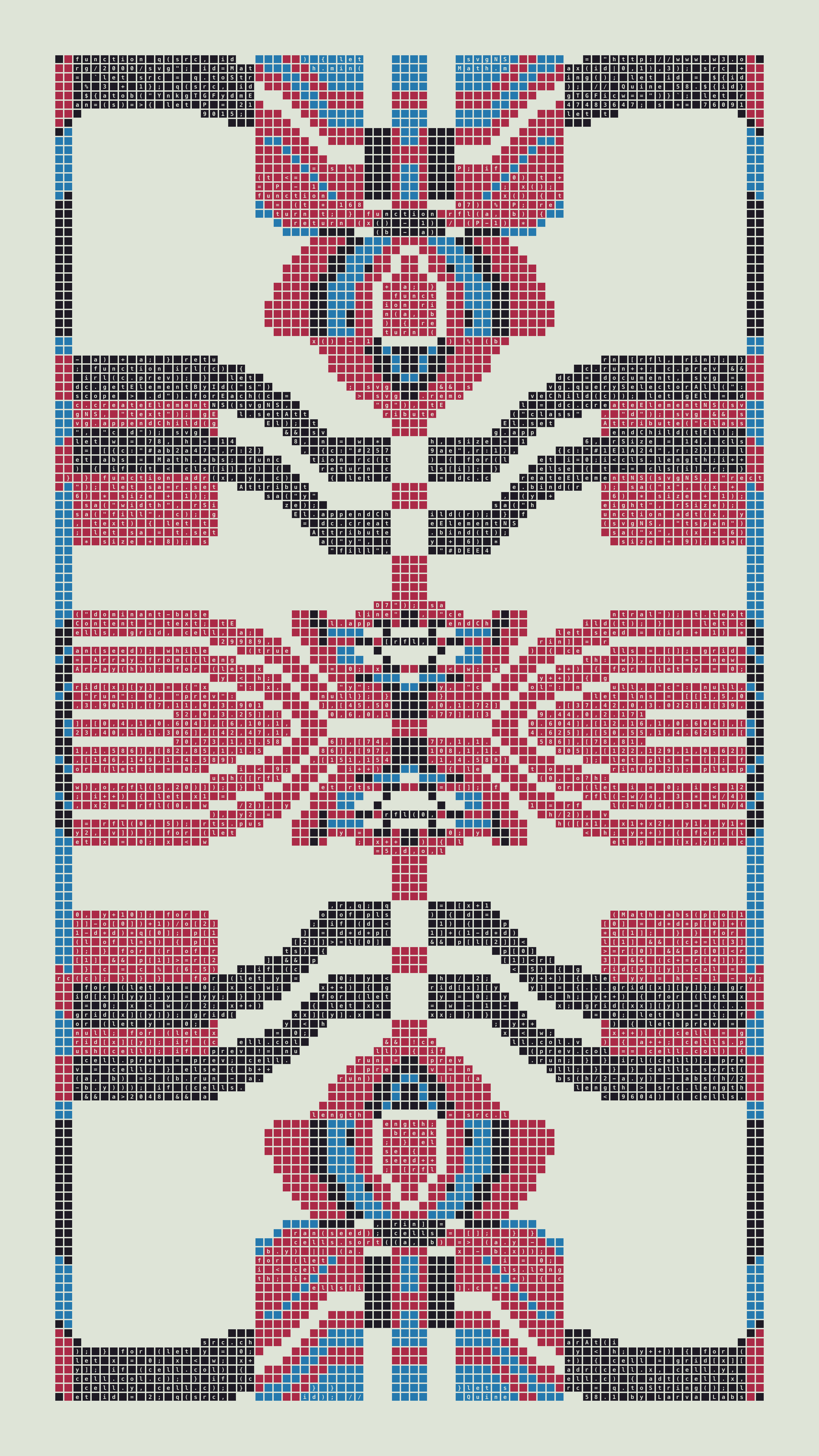 Quine #58 — Generation 1 (poster)