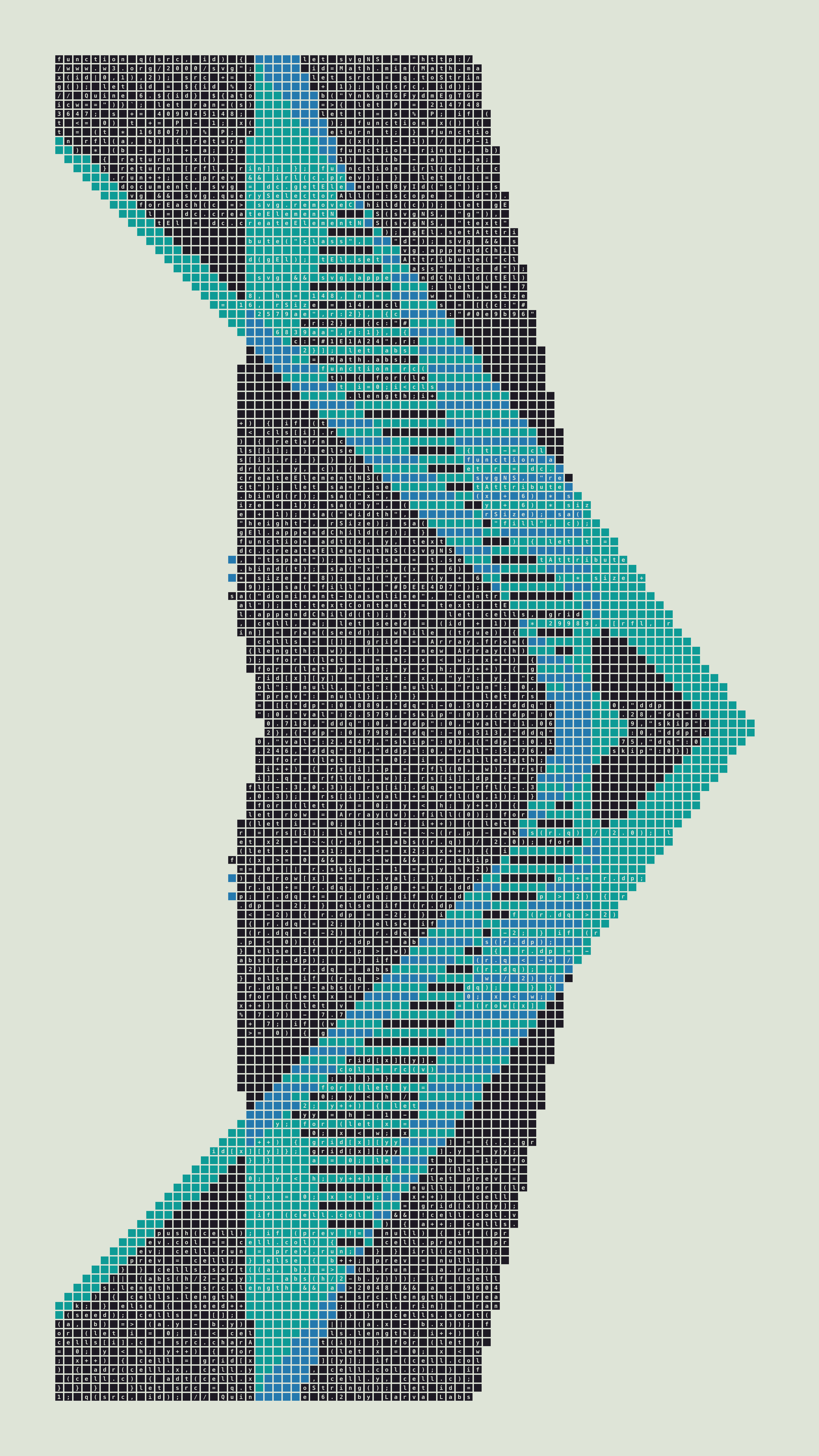 Quine #6 — Generation 2 (poster)