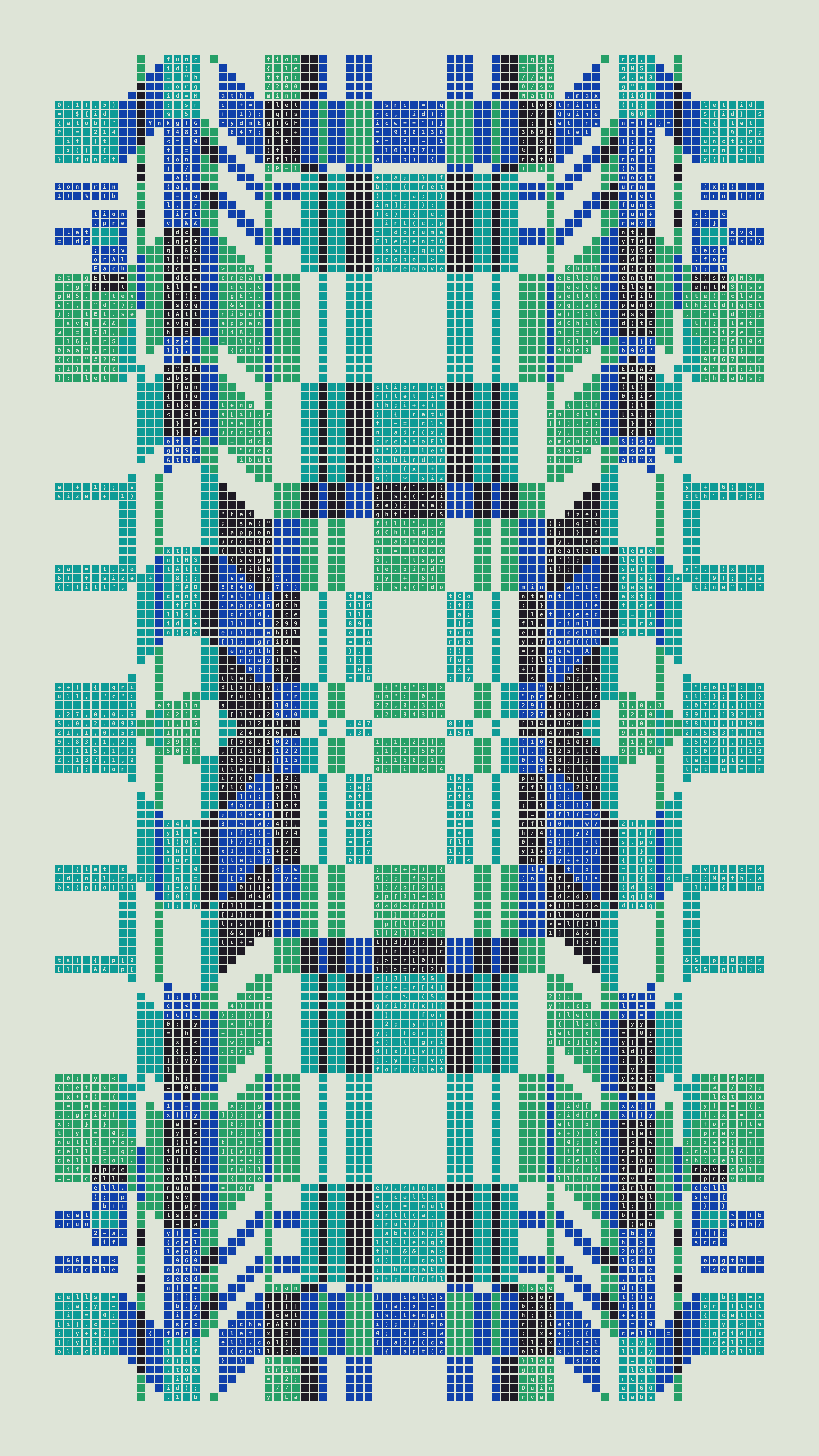 Quine #60 — Generation 1 (poster)