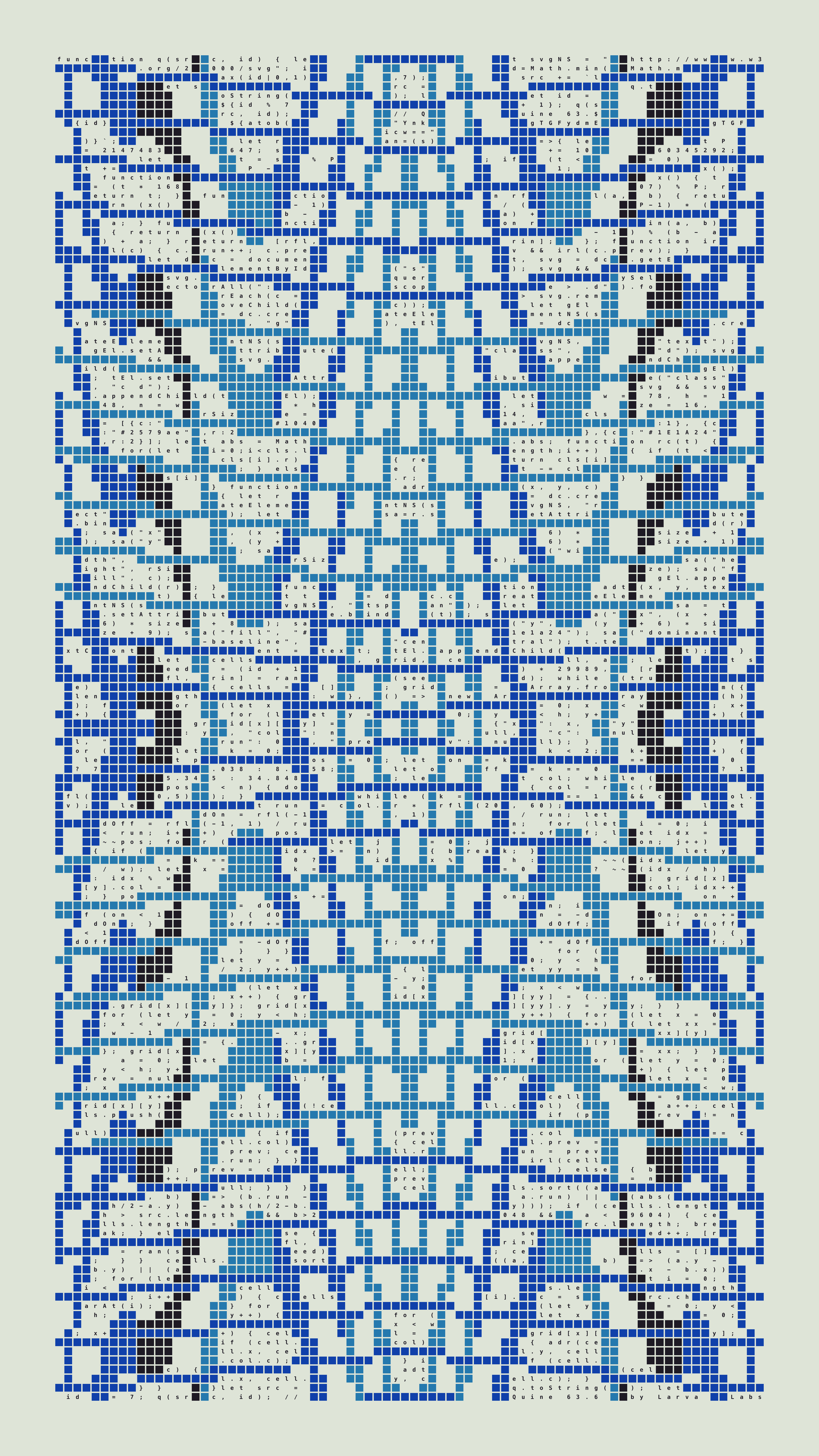 Quine #63 — Generation 6