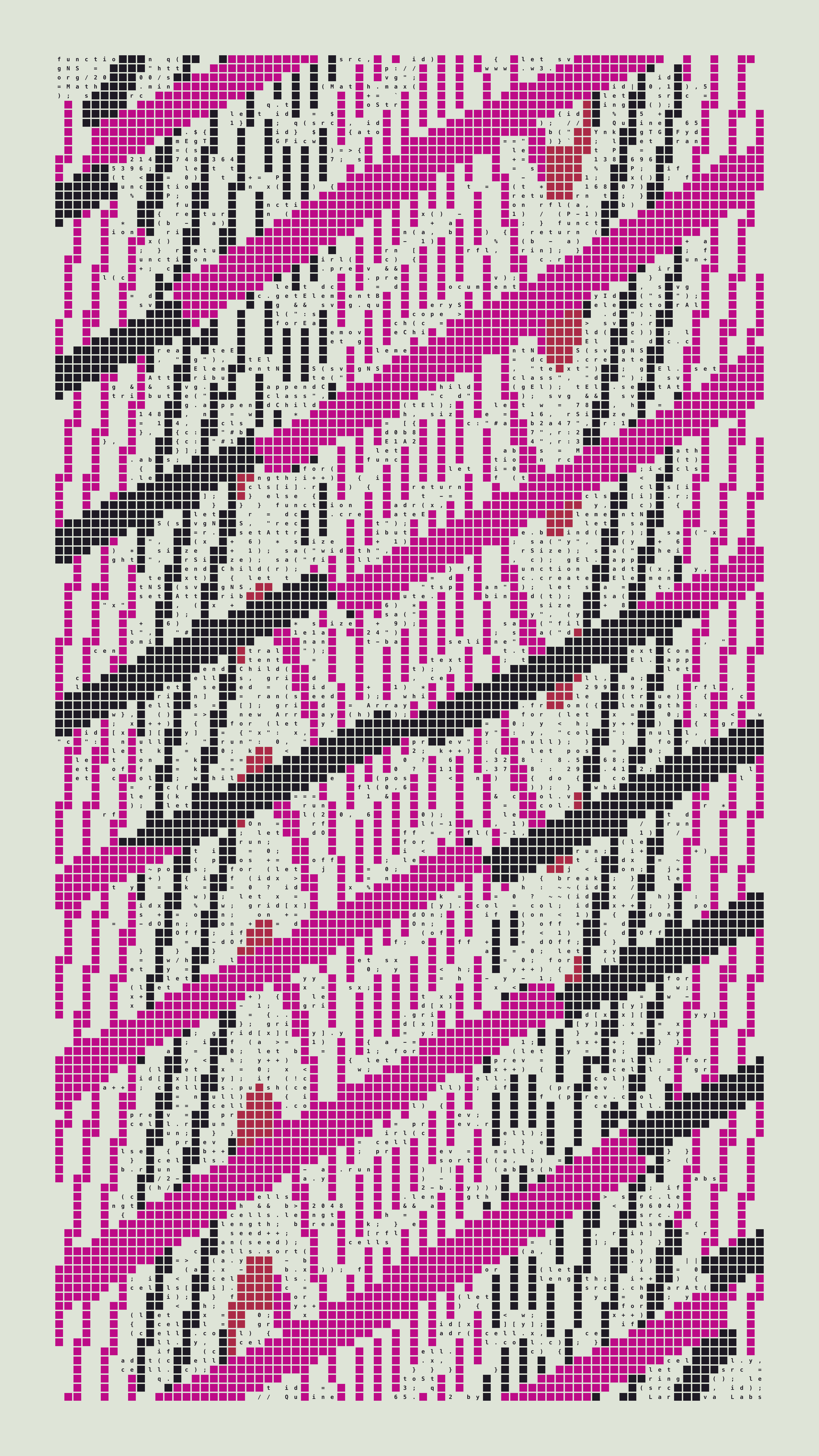 Quine #65 — Generation 2