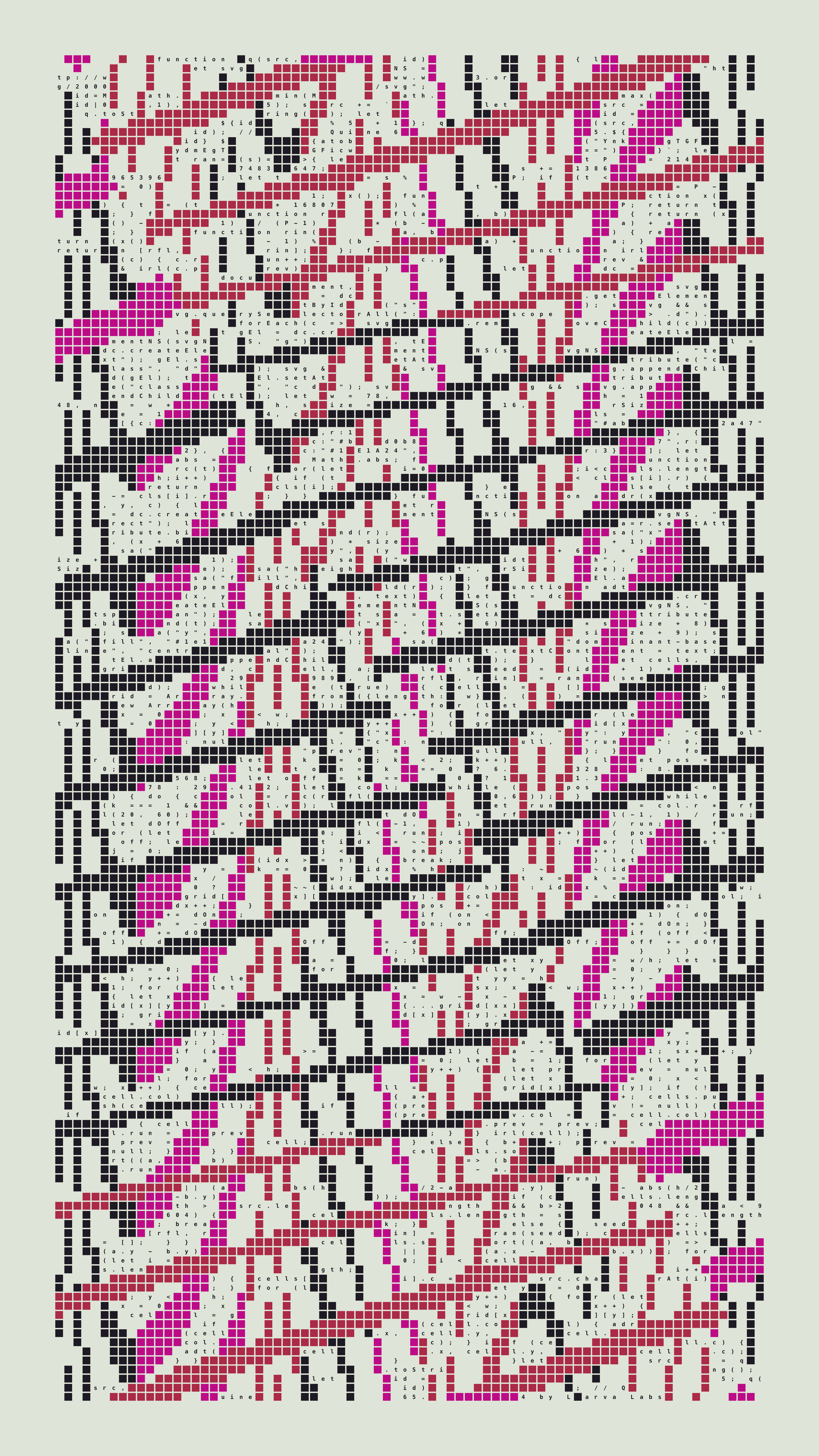 Quine #65 — Generation 4