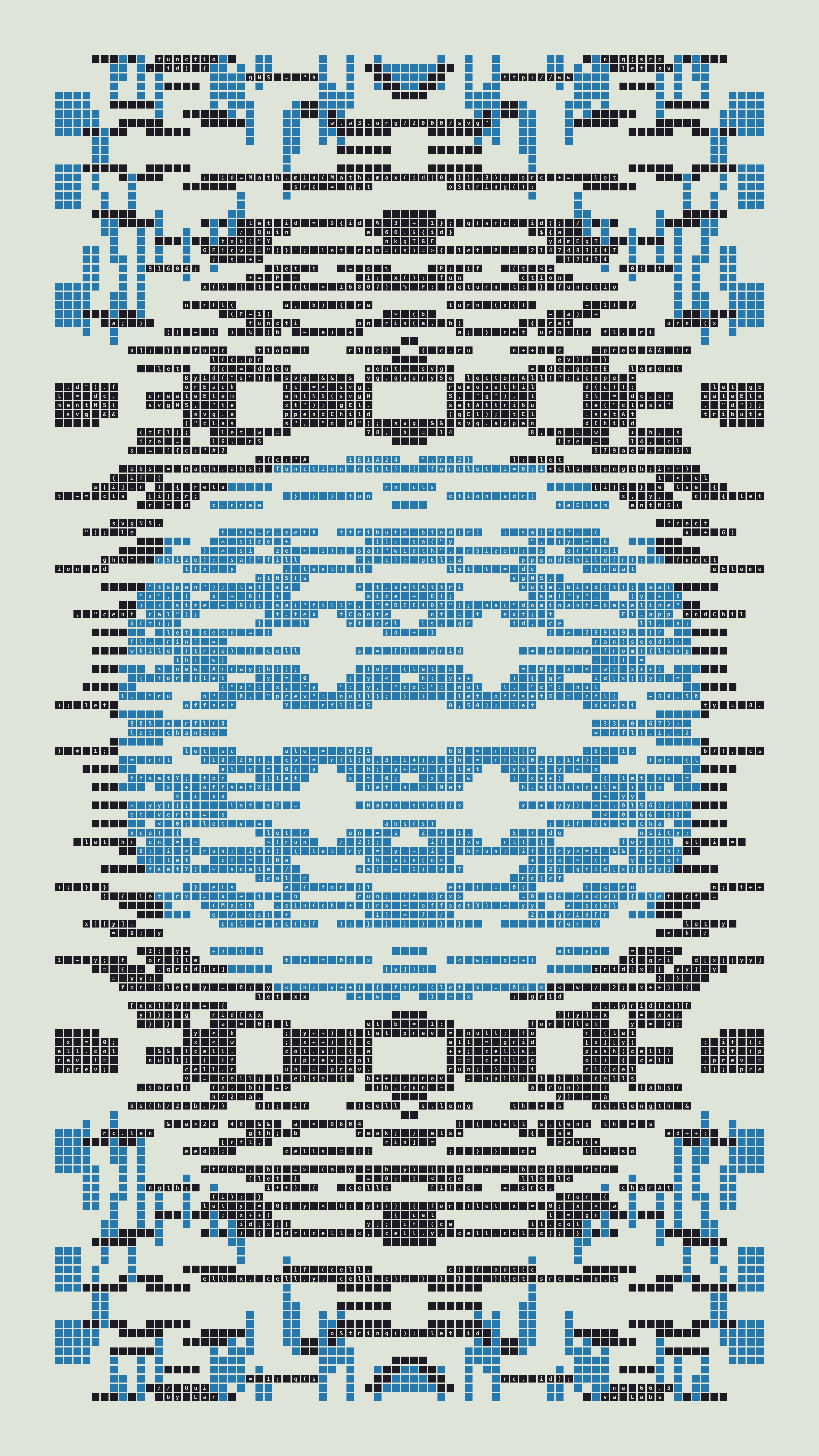 Quine #66 — Generation 3 (poster)