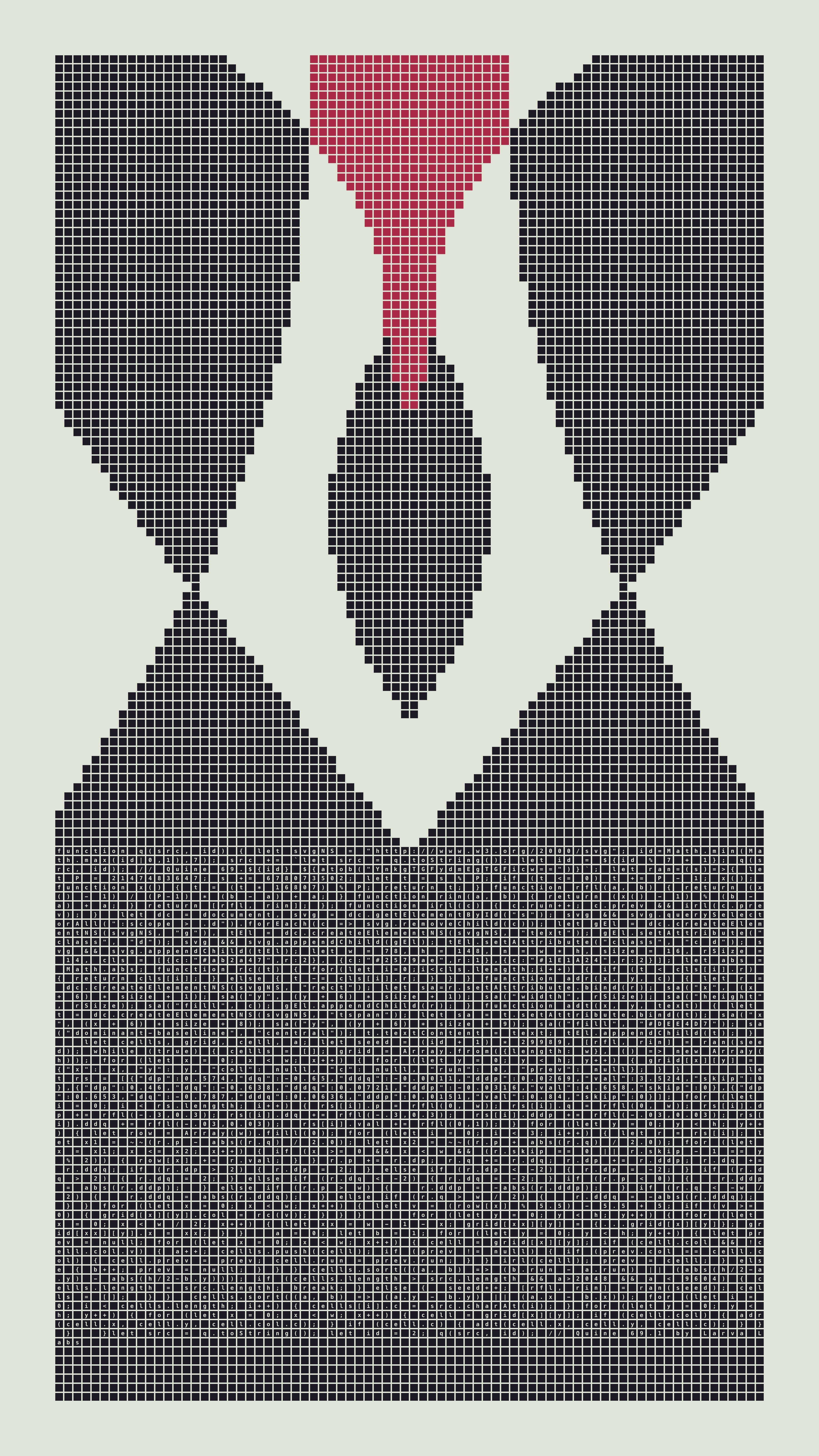 Quine #69 — Generation 1 (poster)