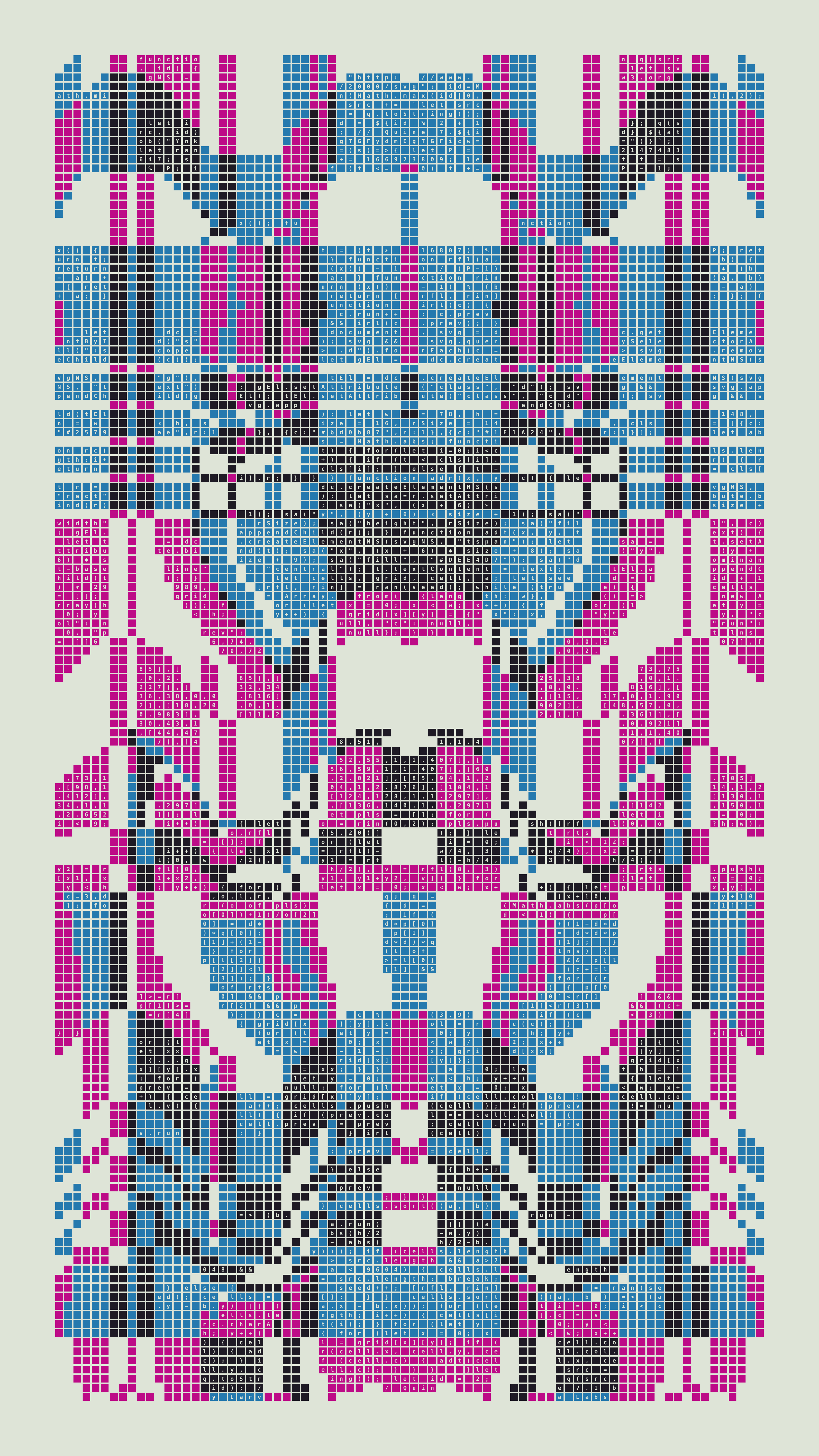 Quine #7 — Generation 1 (poster)
